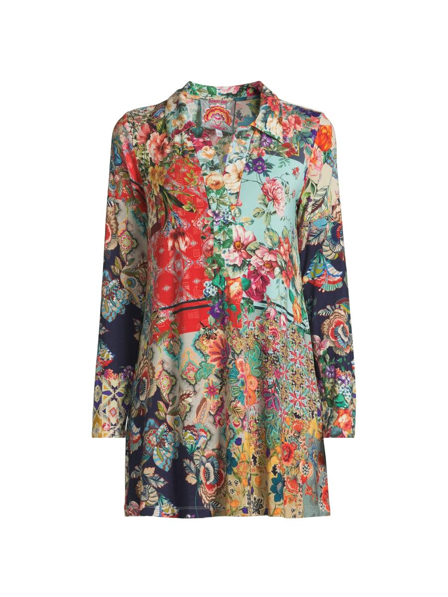 Johnny Was Janie Favorite Floral Swing Tunic | Saks Fifth Avenue