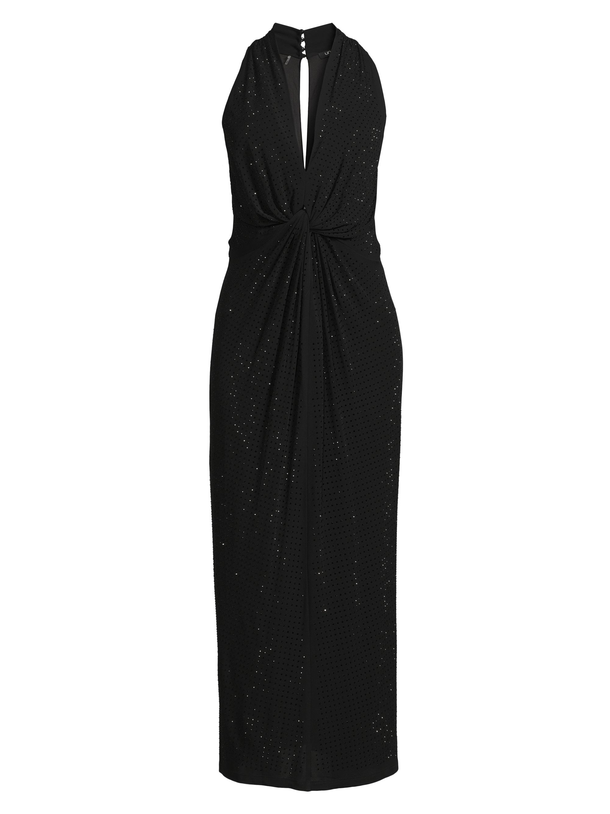 Ungaro Women's Talia Halter Gathered Cocktail Dress - Black