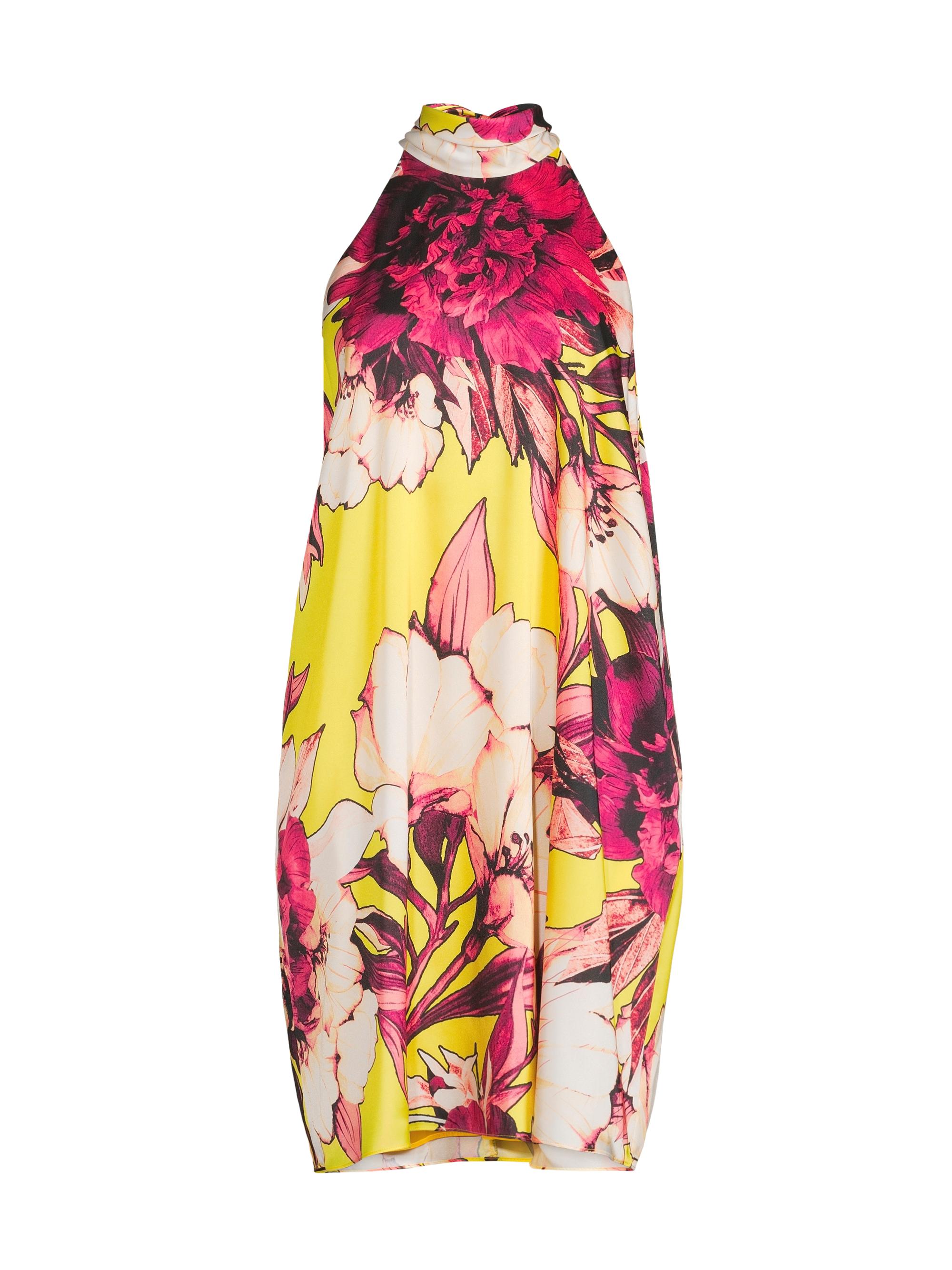 Ungaro Women's Zoey Floral Halterneck Minidress - Zest Multi