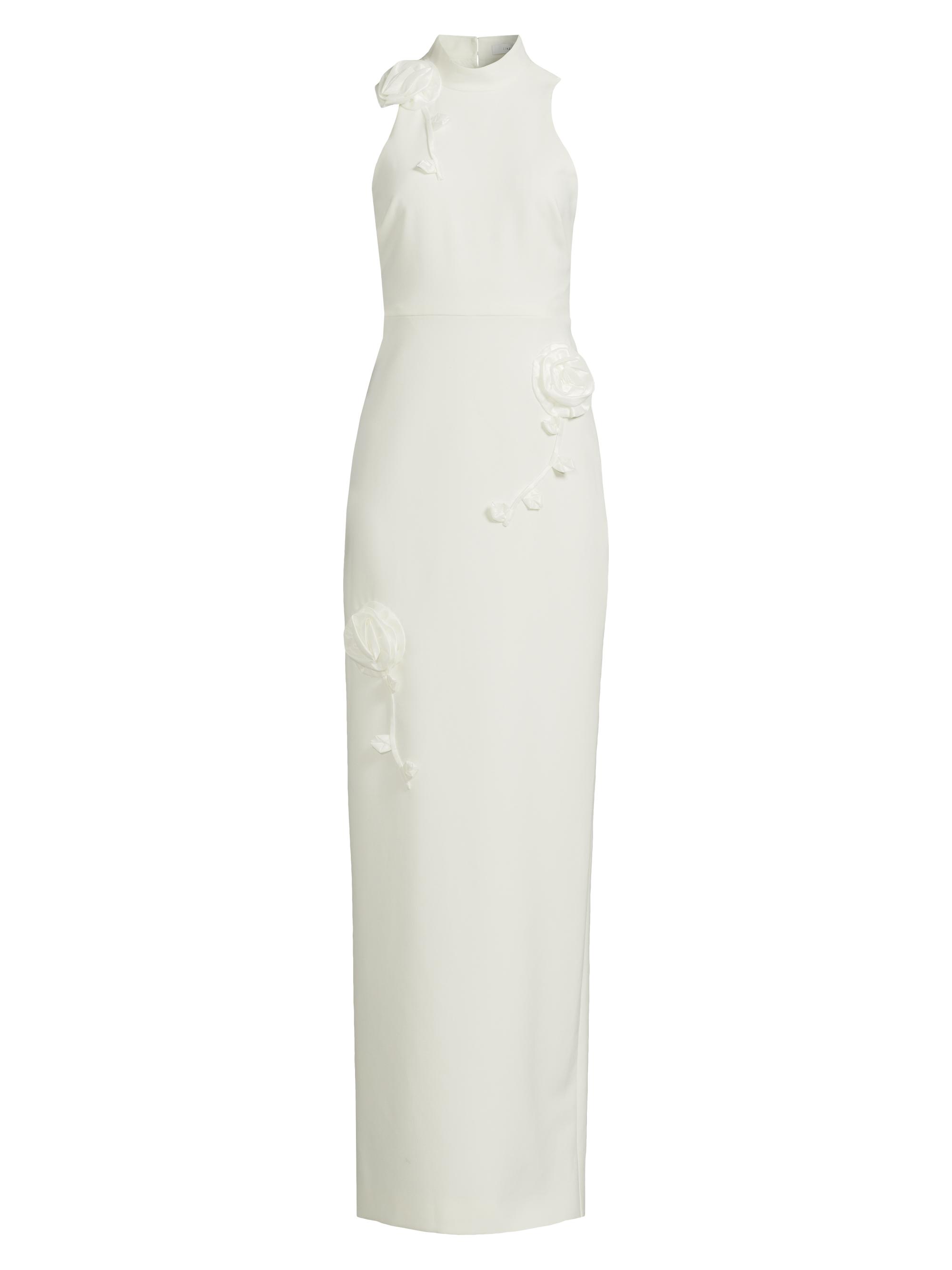 Likely Women's Doiran Halterneck Column Gown - White