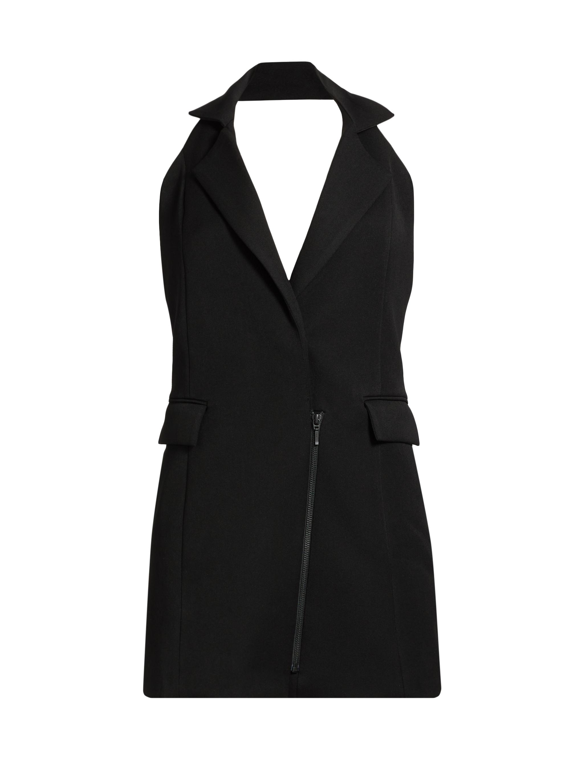 Nonchalant Label Women's Myra Tailored Halter Minidress - Black