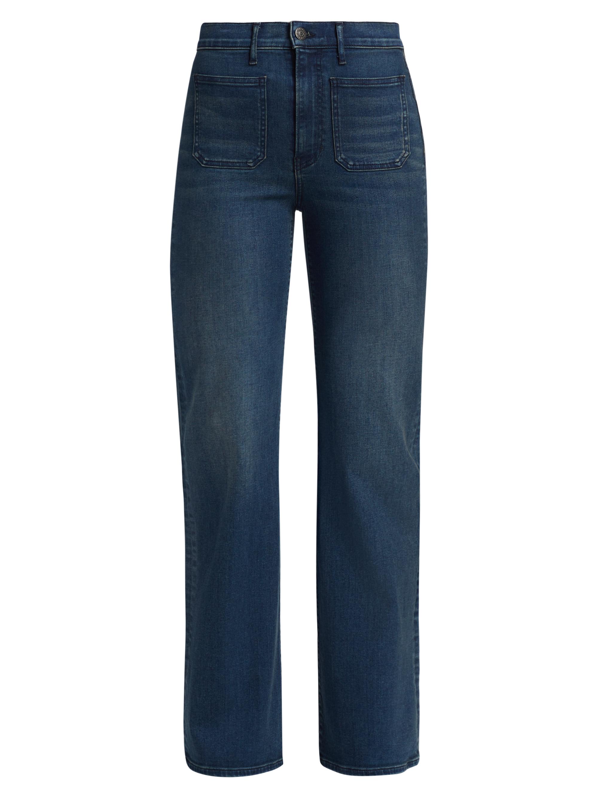 Veronica Beard Crosbie High-Rise Wide-Leg Jeans | Saks Fifth Avenue