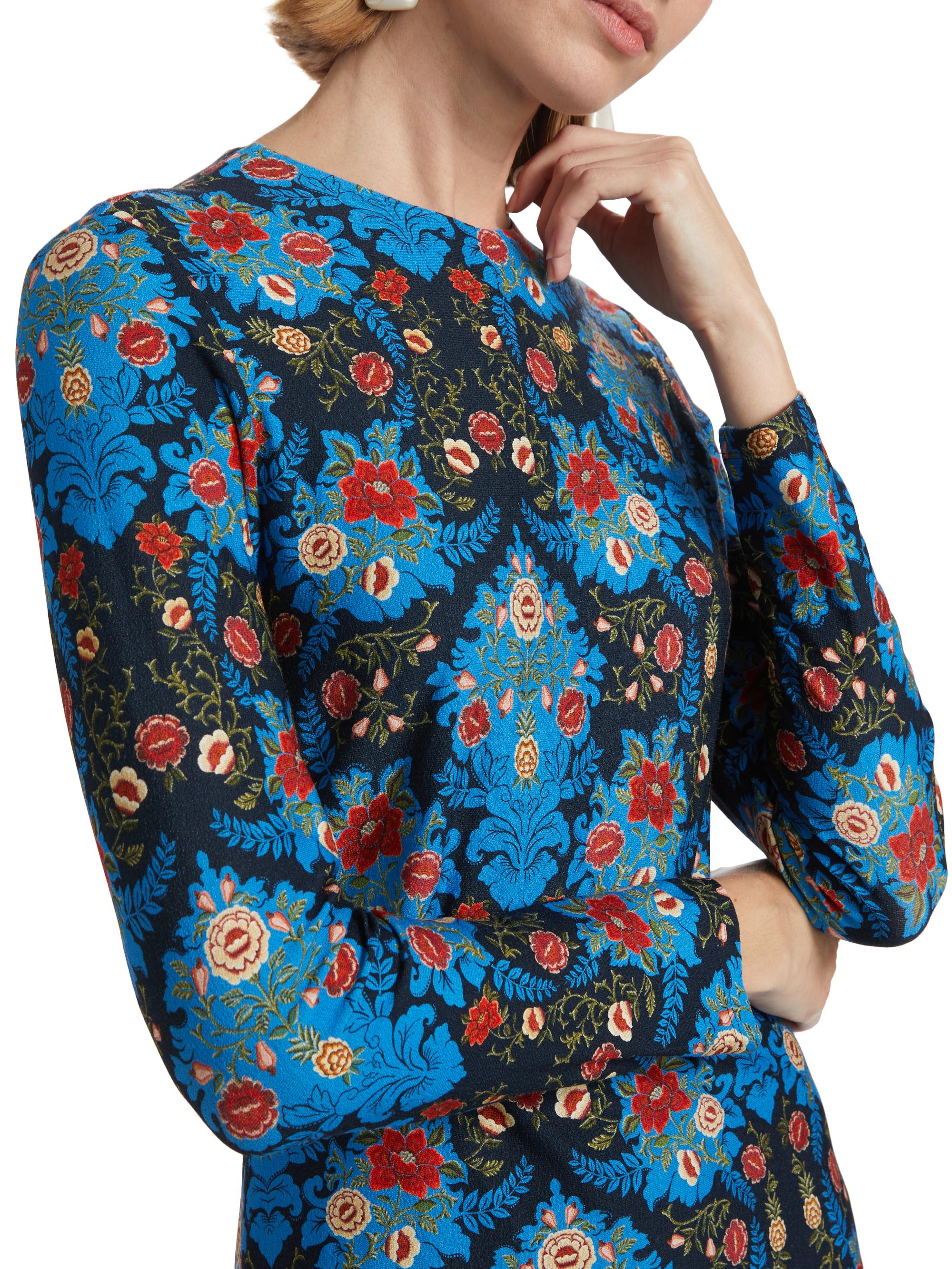 Farm Rio Arabesque Floral Jersey Midi-Dress | Saks Fifth Avenue