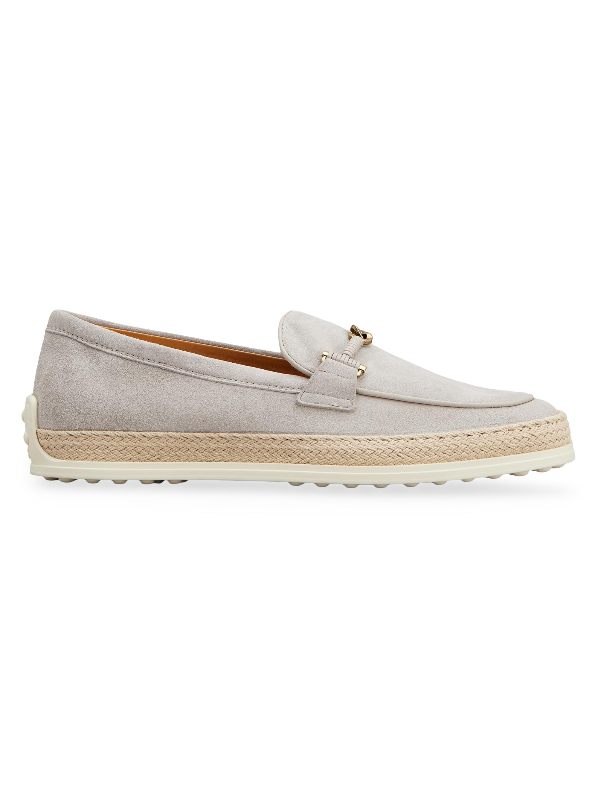 Tod's Women's Double-T Suede Loafers - Altraversione