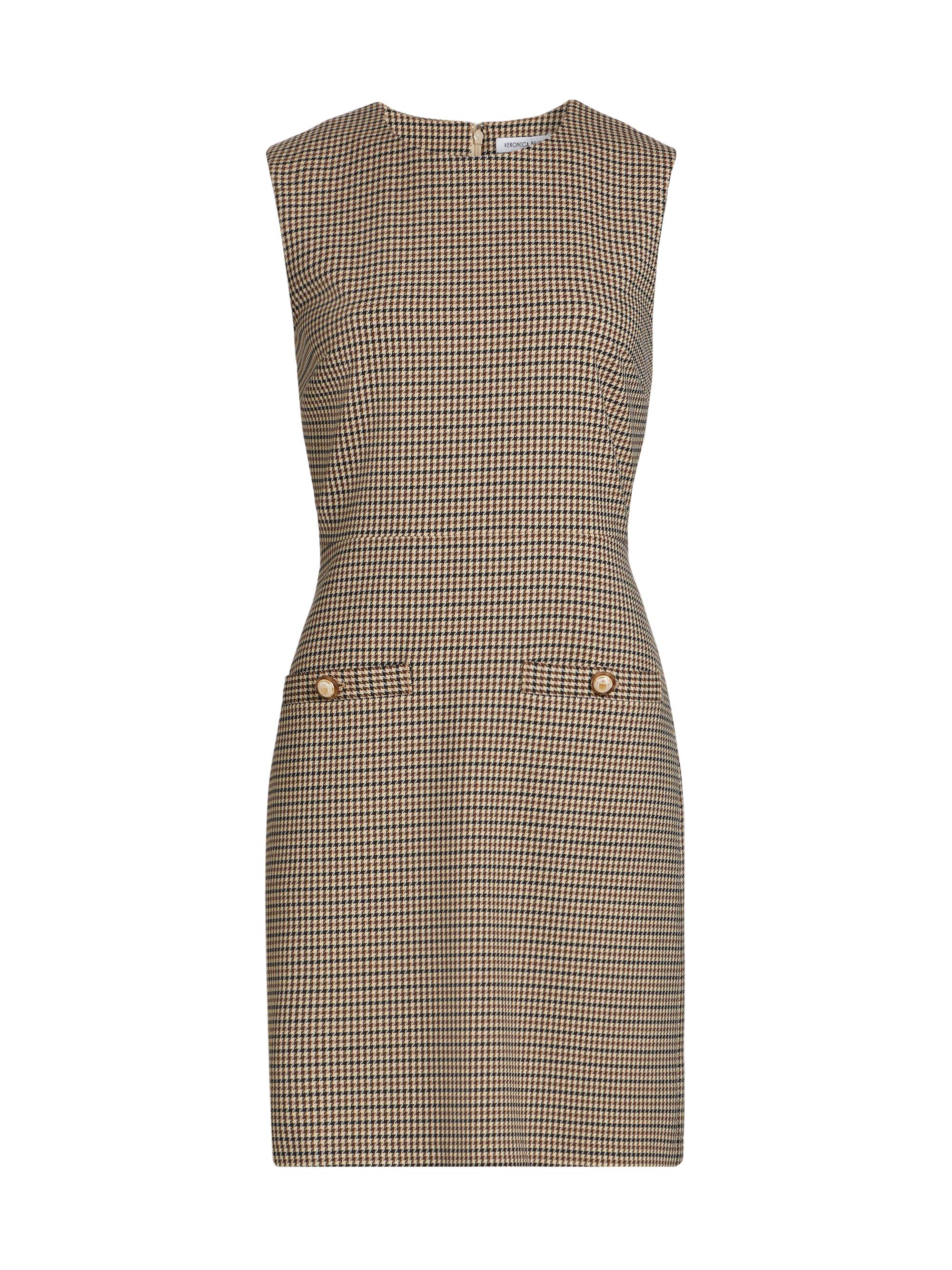 Veronica Beard Yumi Houndstooth Minidress | Saks Fifth Avenue