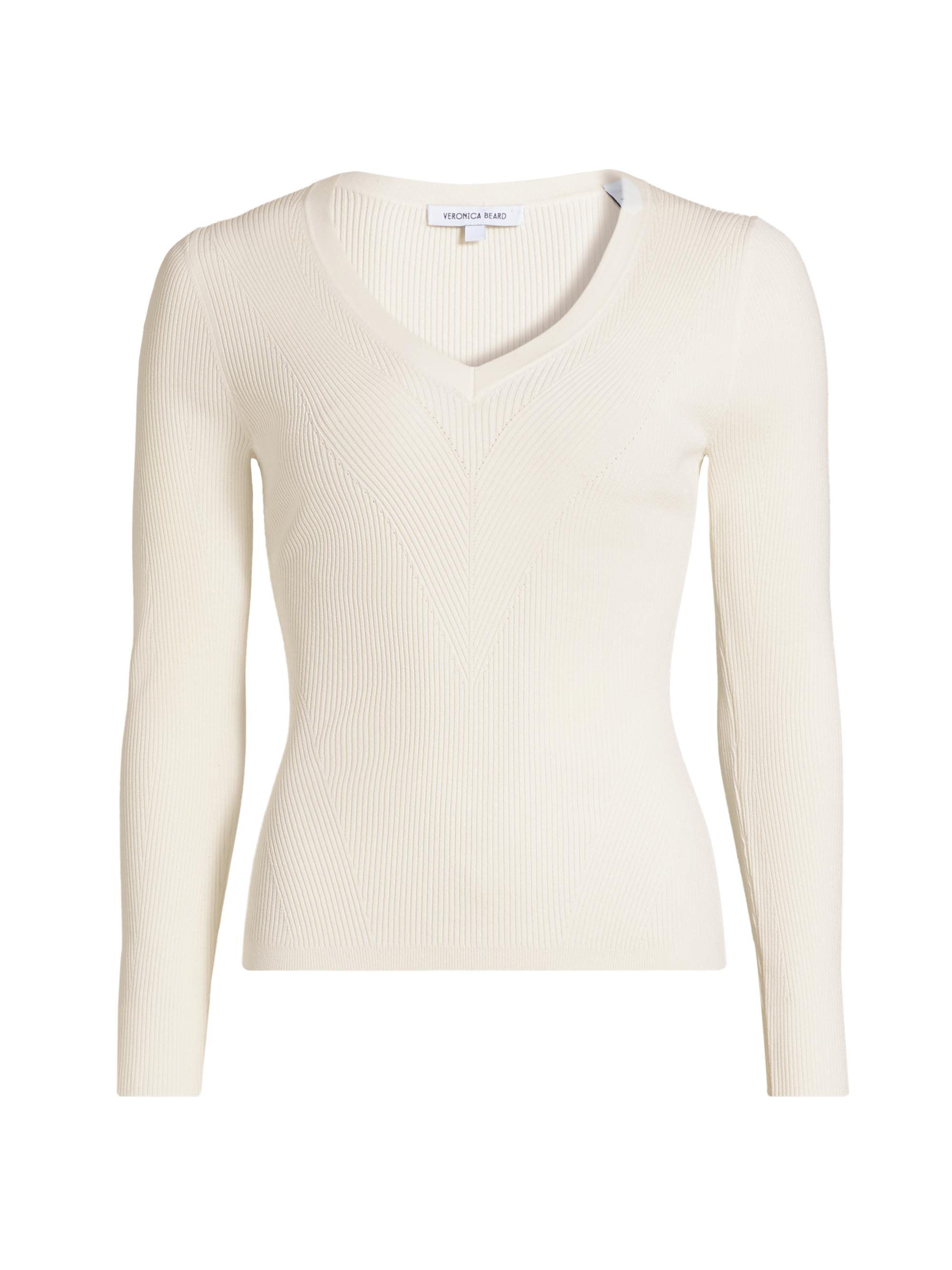 Veronica Beard Women's Callie Ribbed Sweater - Off White