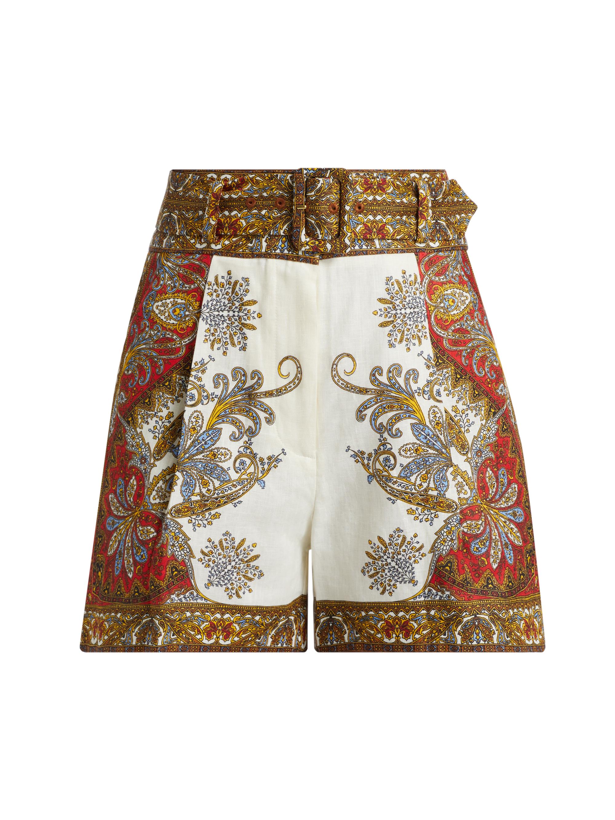 Veronica Beard Hobbes Linen Shorts Saks Fifth Avenue