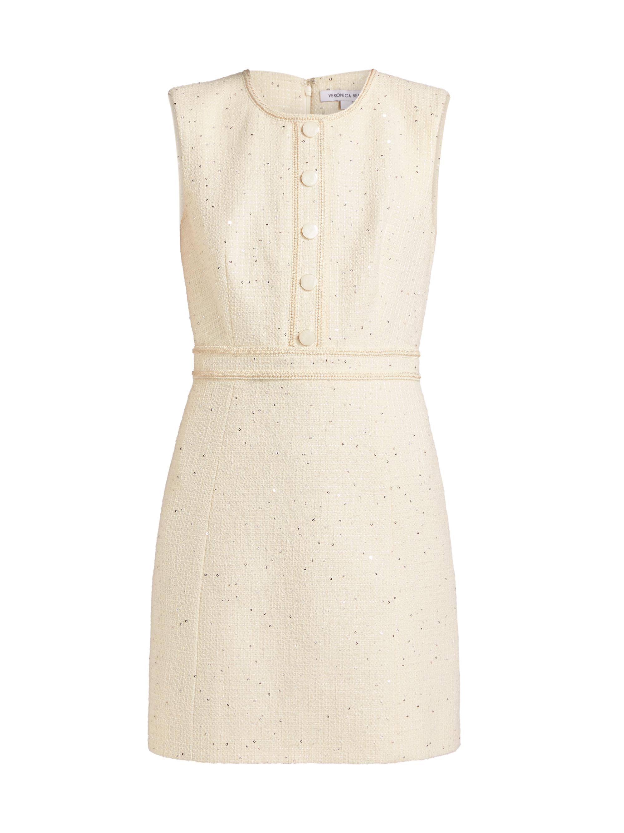 Veronica Beard Julie Tweed Sheath Minidress | Saks Fifth Avenue