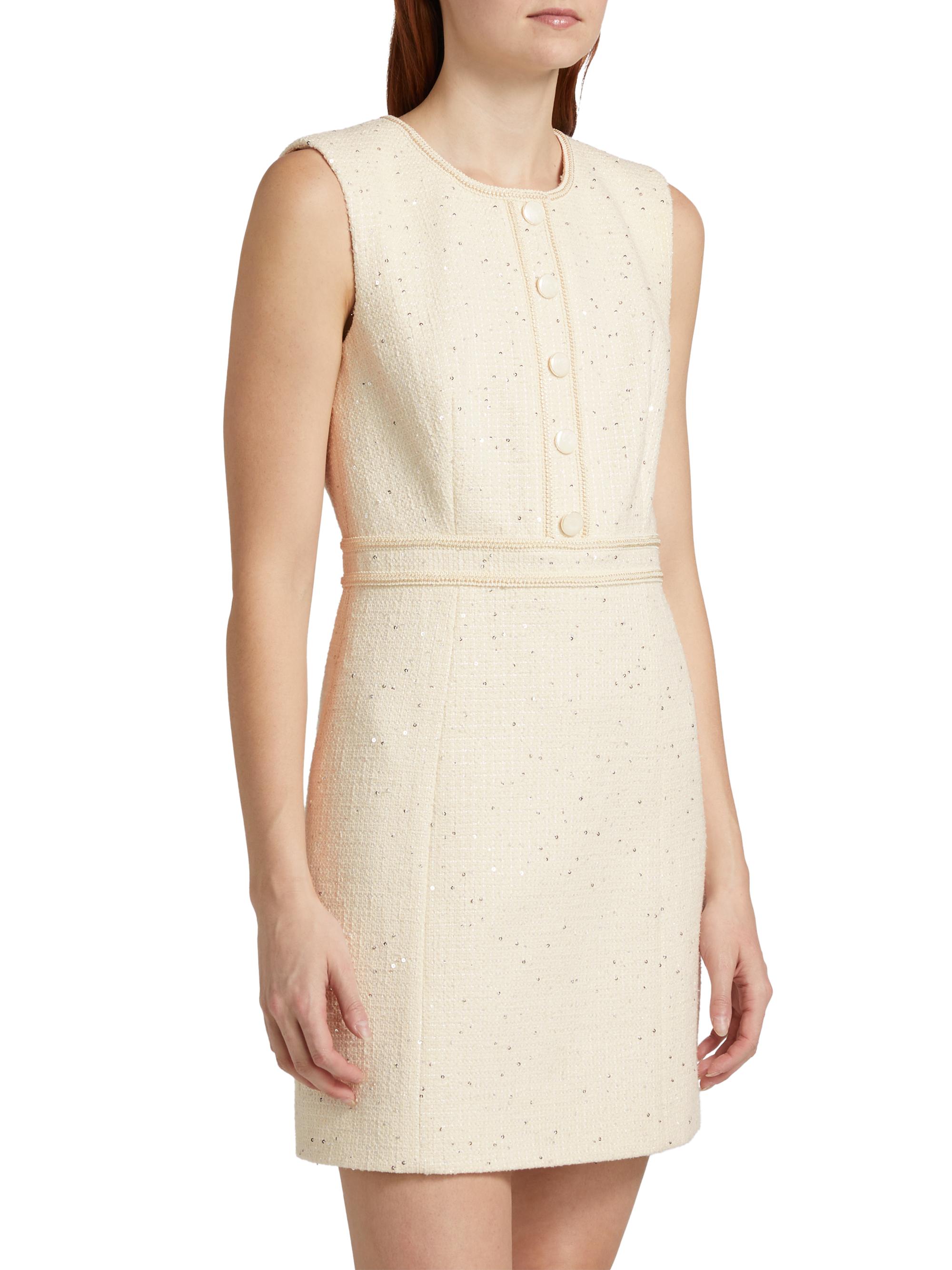 Veronica Beard Julie Tweed Sheath Minidress | Saks Fifth Avenue