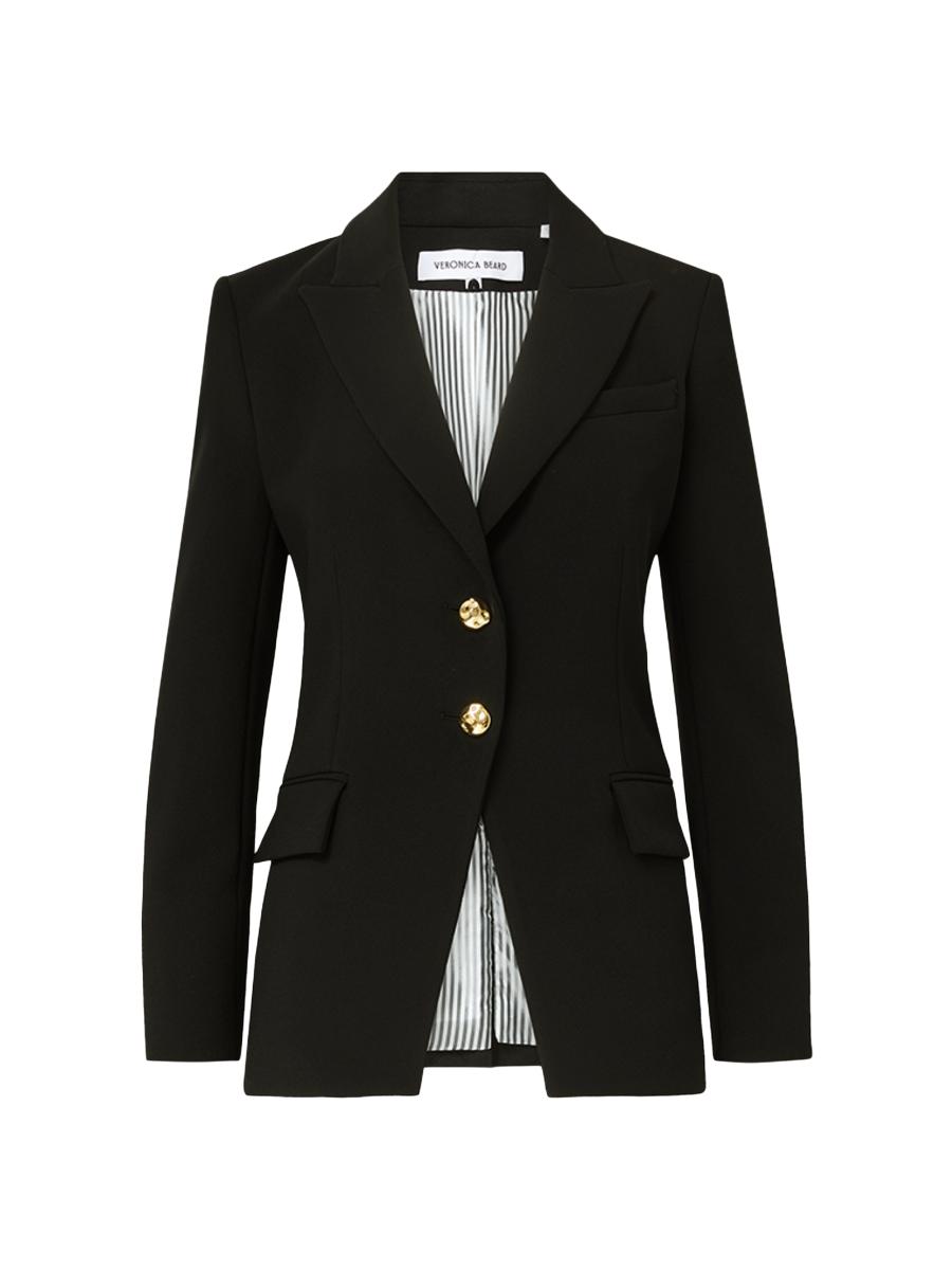 【Veronica Beard】 Hirschリネンブレンド Dickeyブレザー Hirsch linen-blend Dickey blazer in pink - Veronica Beard