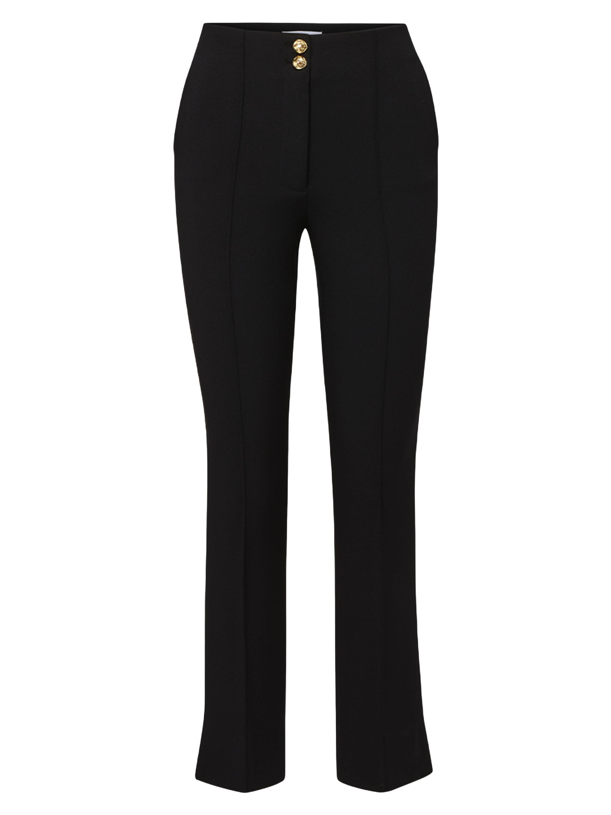 Veronica Beard Women's Kean Seamed Mid-Rise Pants - Black