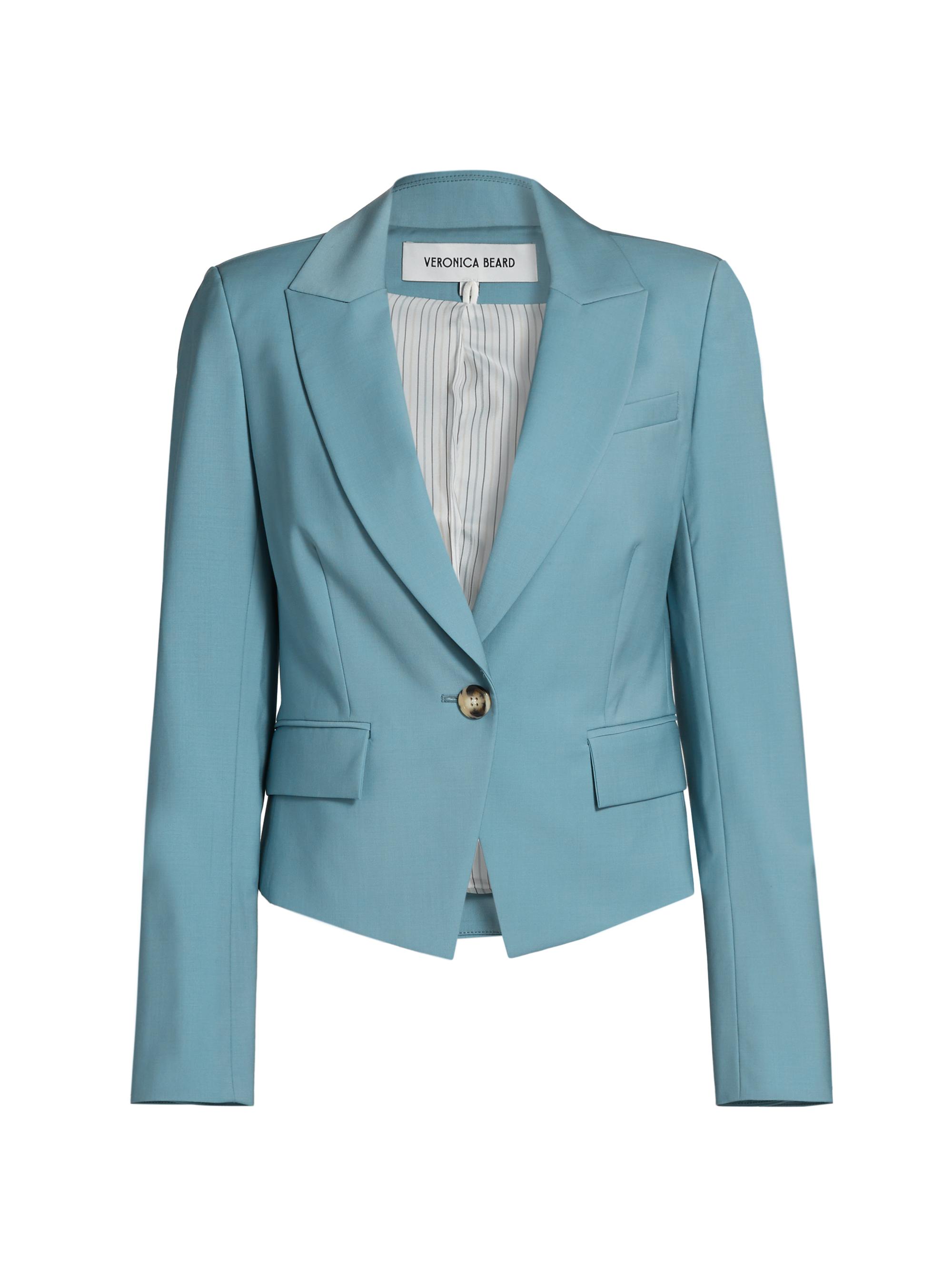 Veronica Beard Women's Hosanna Dickey Jacket - Sea Glass