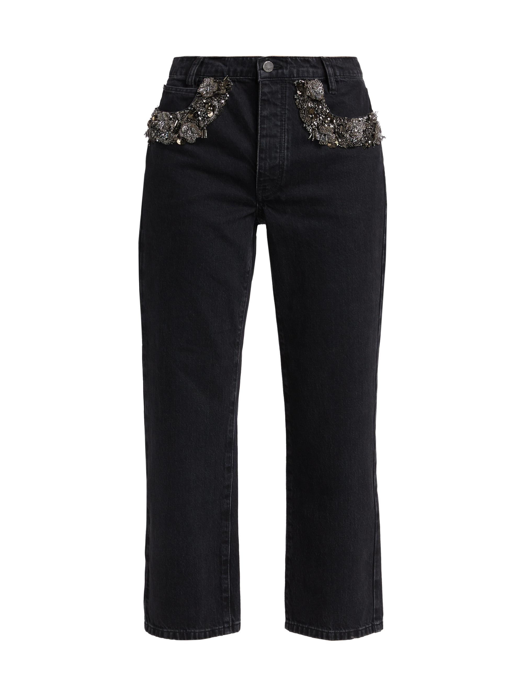 Frame The Narrow Grommet Jeans | Saks Fifth Avenue
