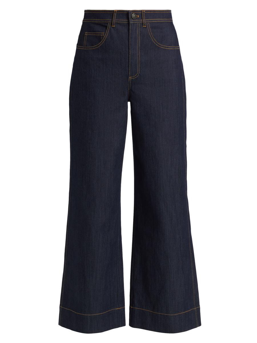 Cinq À Sept Women's Betsy Stretch-denim Flare Jeans In Purple