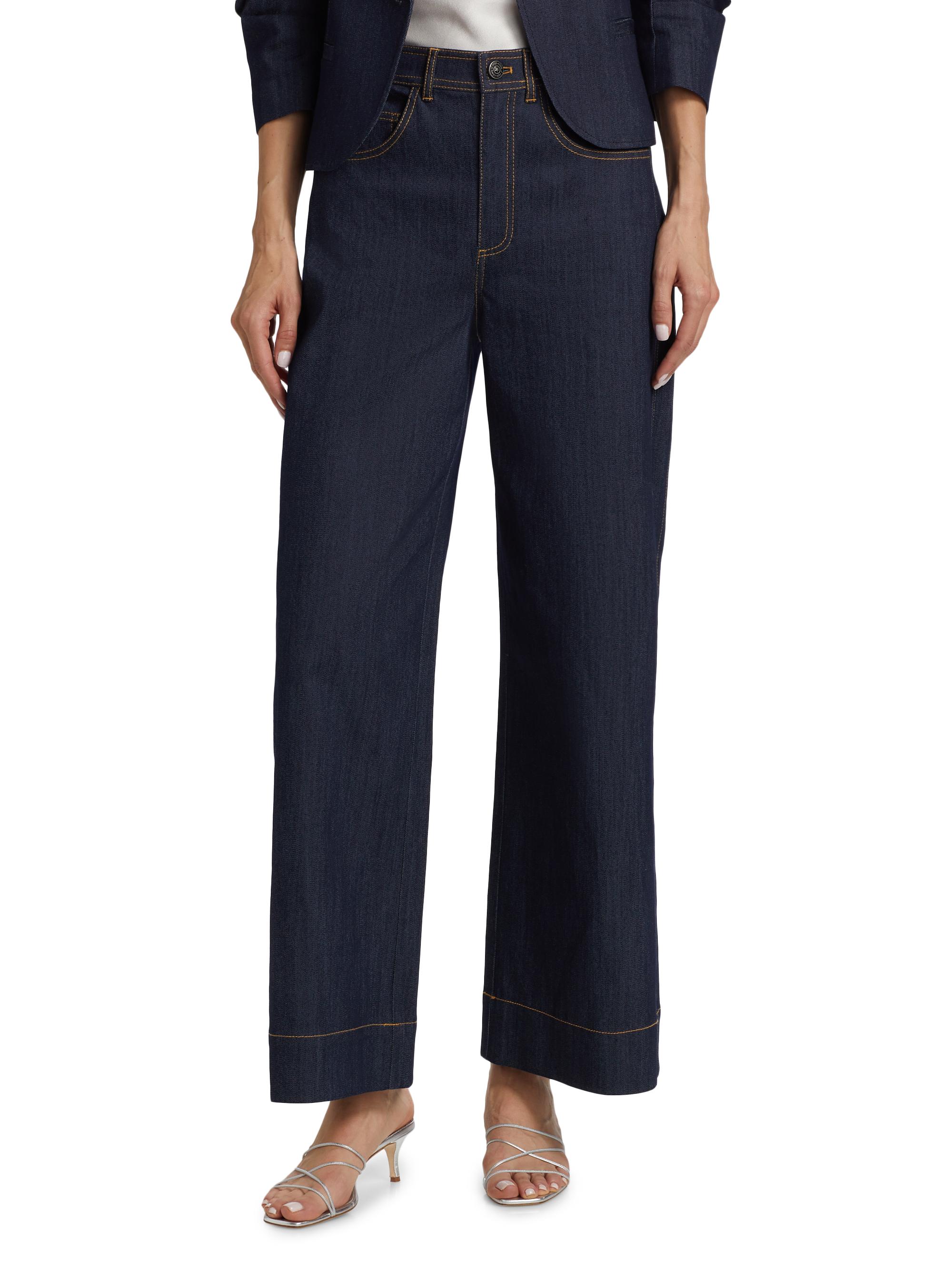 Cinq à Sept Women's Betsy Stretch-Denim Flare Jeans - Indigo | Thumbnail 3