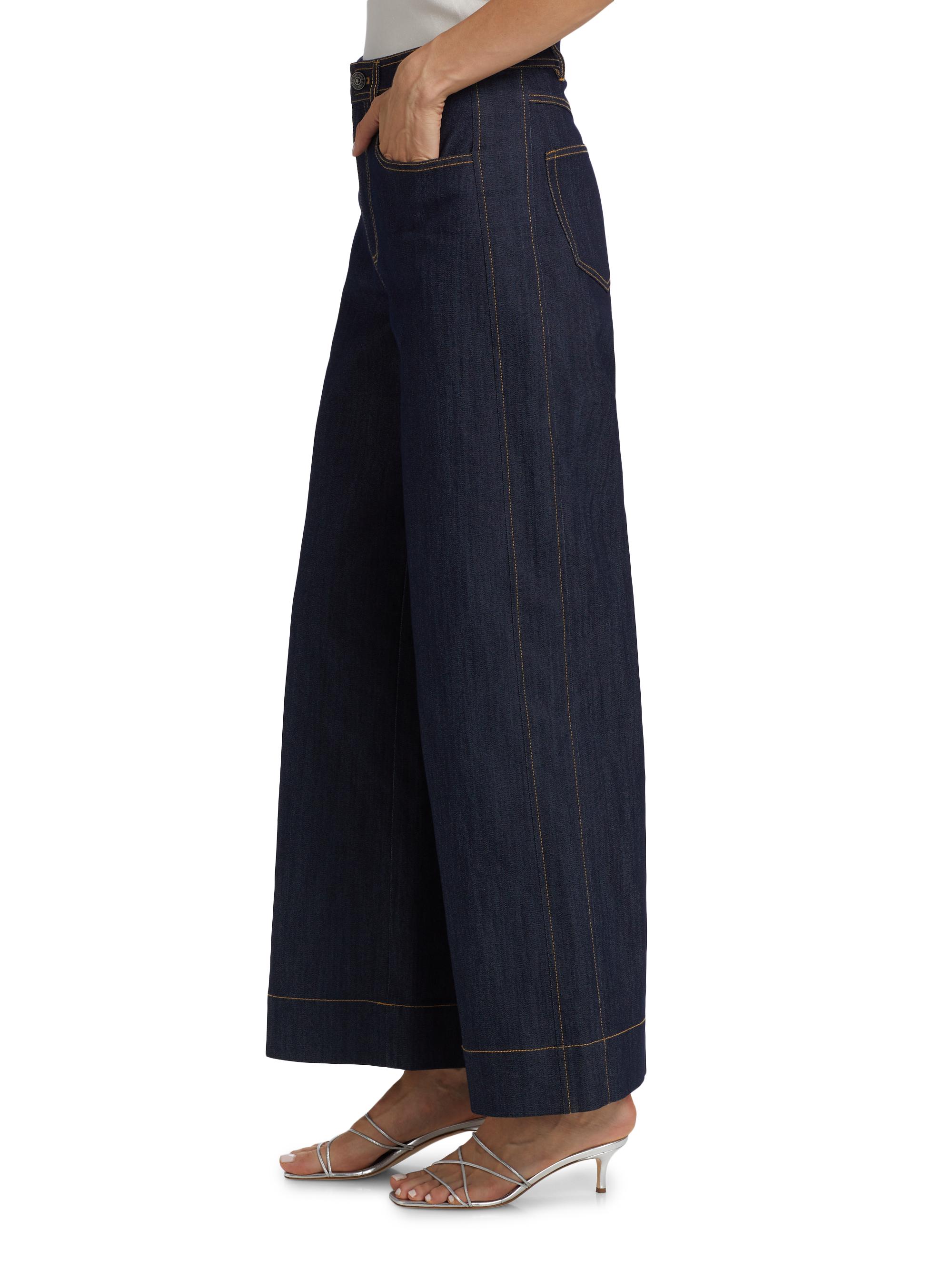 Cinq à Sept Women's Betsy Stretch-Denim Flare Jeans - Indigo | Thumbnail 4