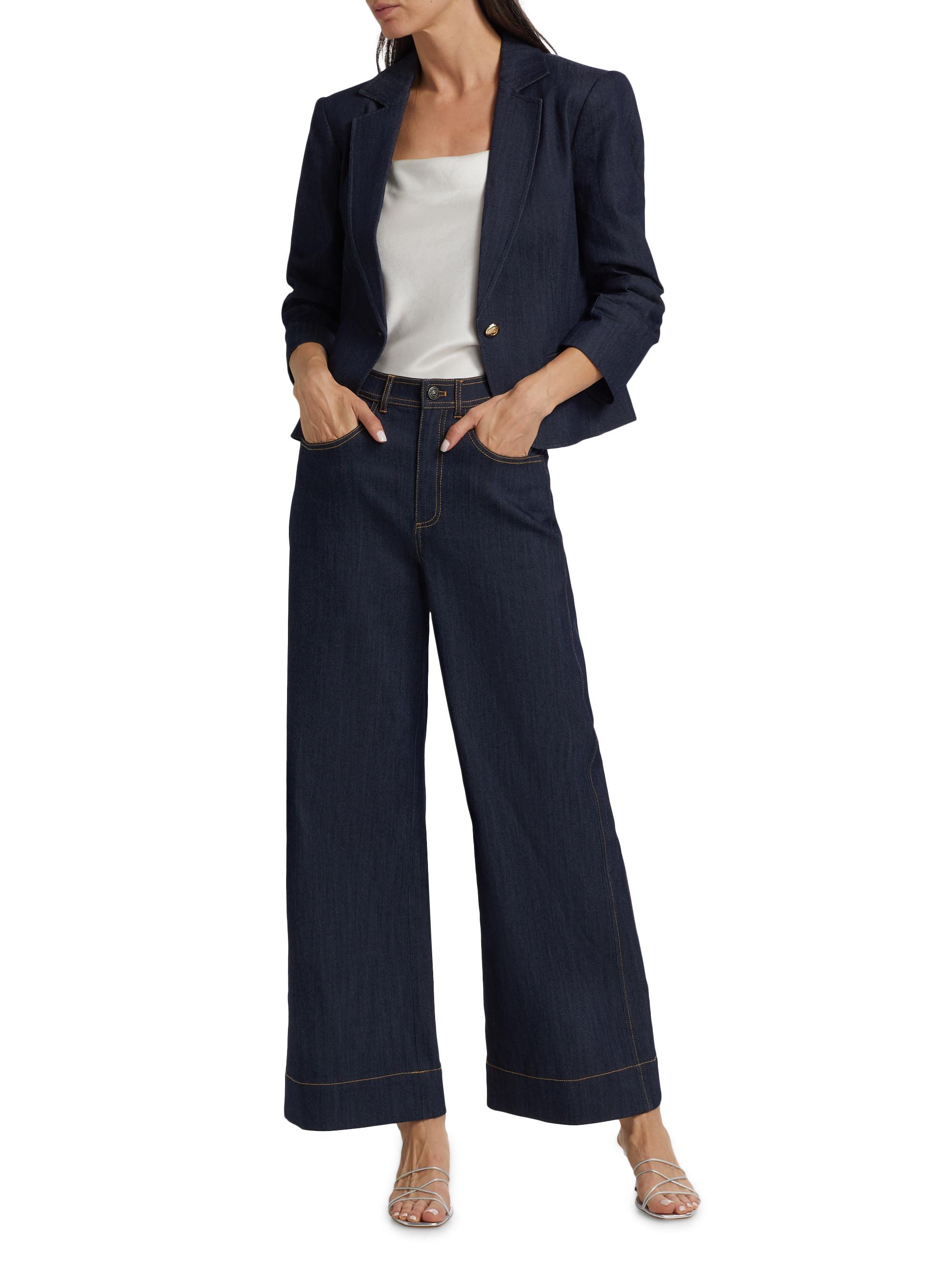 Cinq à Sept Women's Betsy Stretch-Denim Flare Jeans - Indigo | Thumbnail 2
