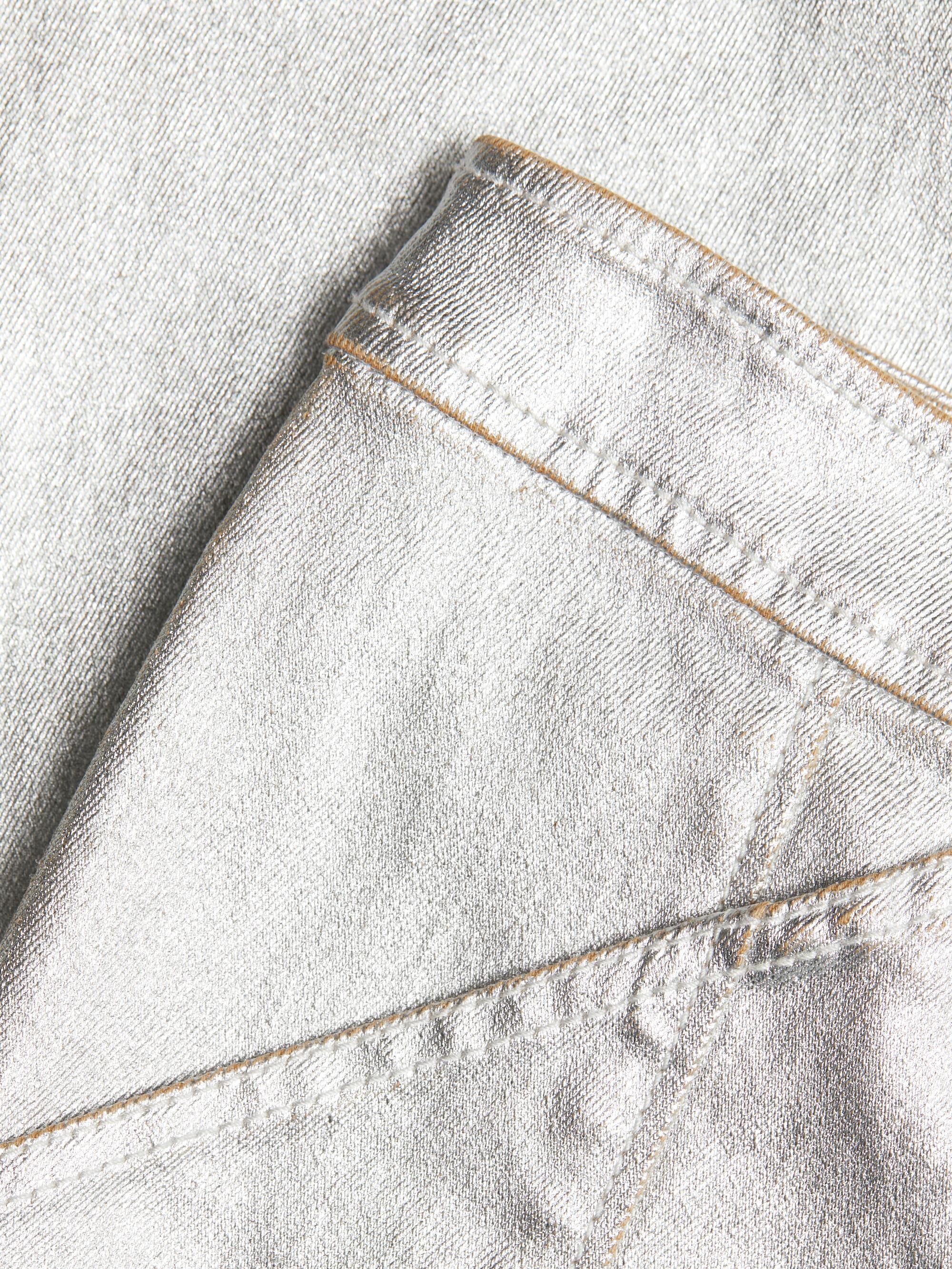 Cinq à Sept Benji Textured Foil Flare Pants | Saks Fifth Avenue