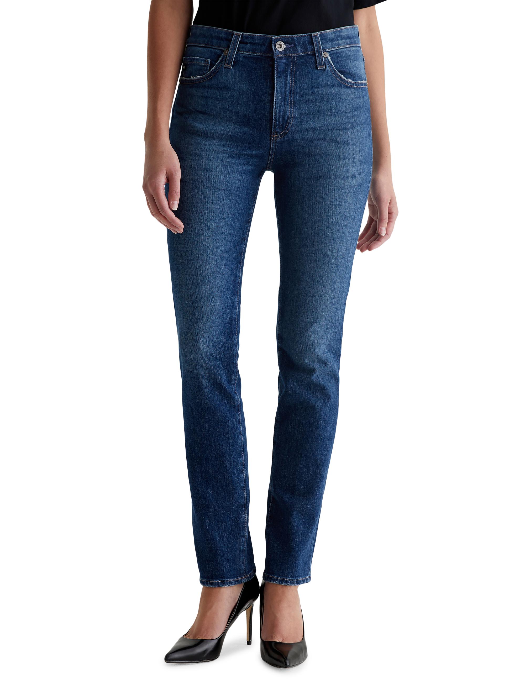 AG Jeans Women's Mari High-Rise Straight-Leg Jeans - Mykonos
