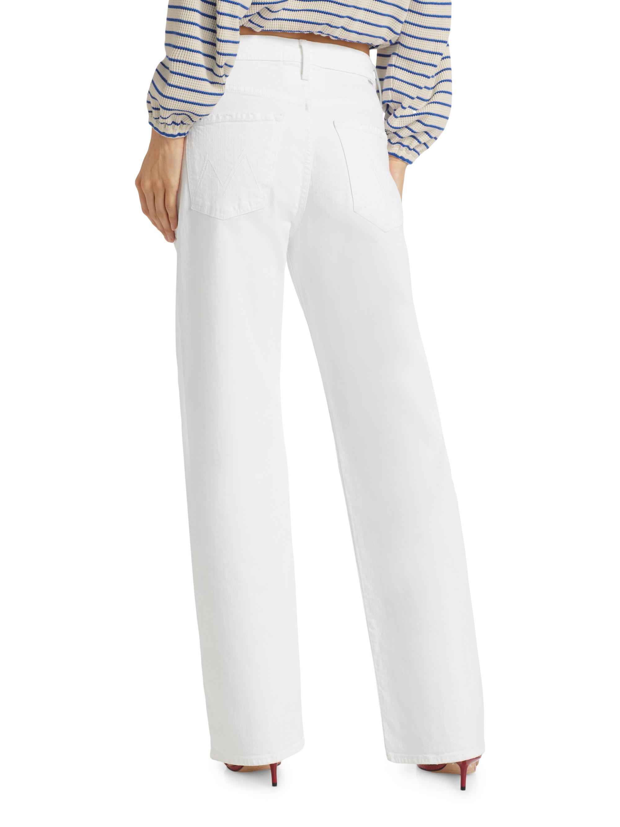 Mother The Dodger Sneak Wide-Leg Jeans | Saks Fifth Avenue