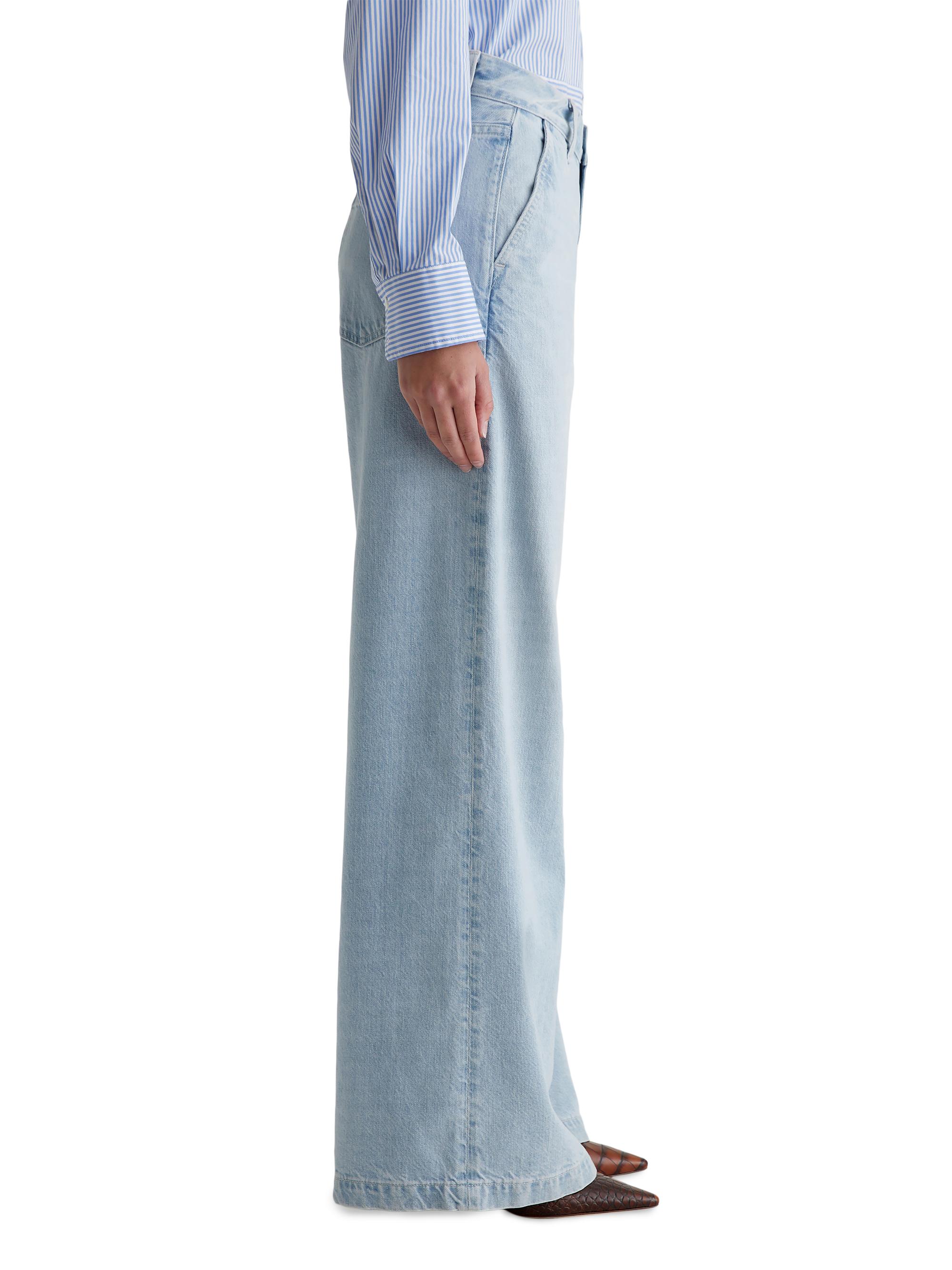 AG Jeans Stella Denim Wide-Leg Trousers | Saks Fifth Avenue