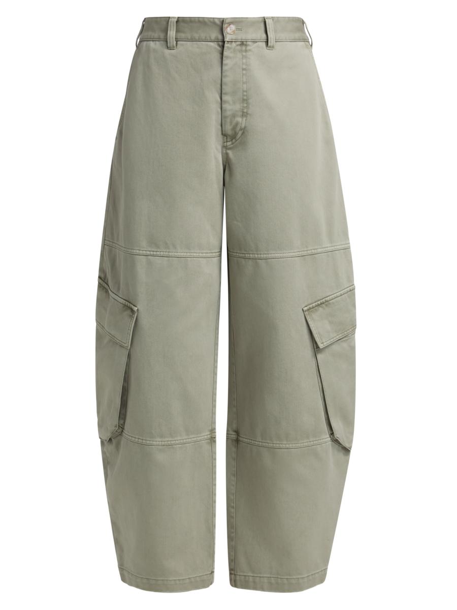 【送料&関税込】Frame the Bubble Cargo Green Jeans In Cotton FRAME Bubble Cargo Pants | Green | FARFETCH