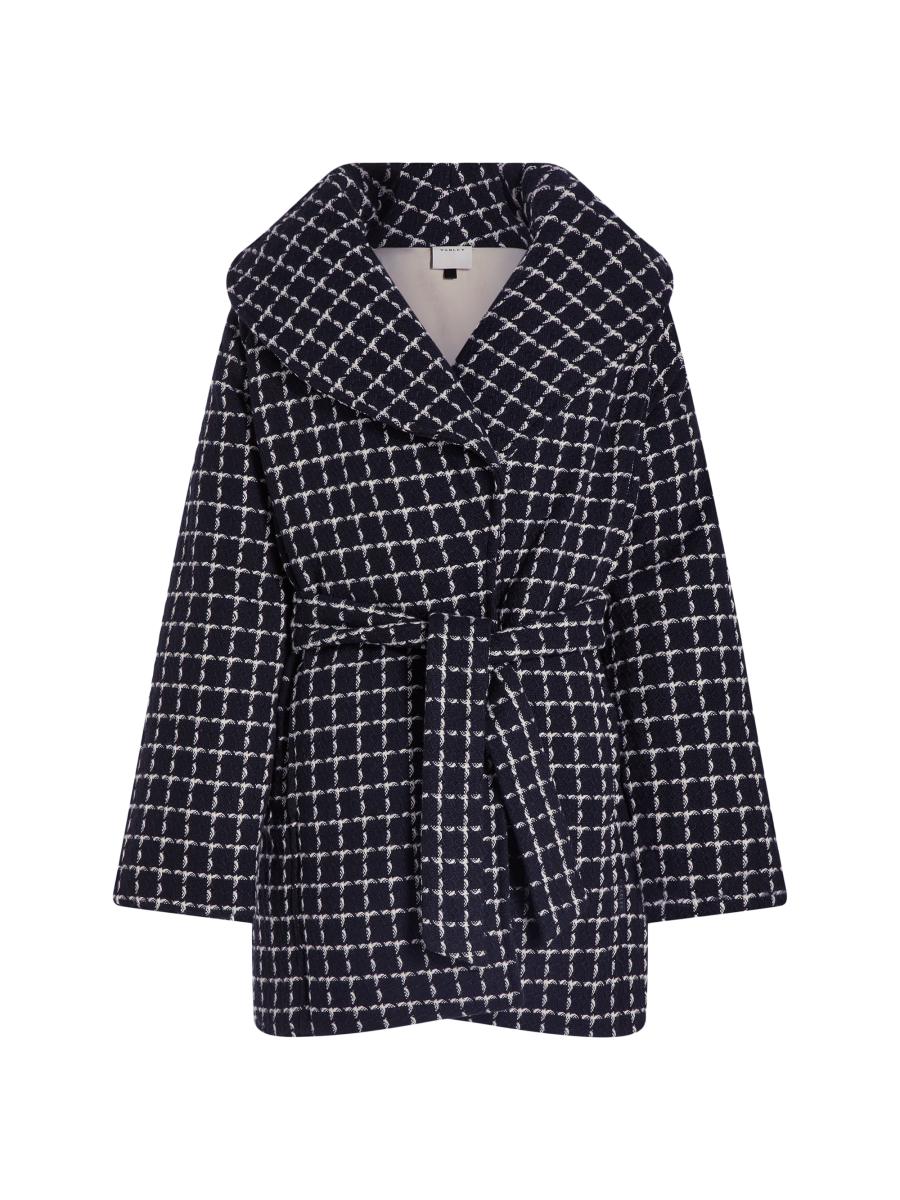 Varley Milla Checked Wool Wrap Jacket | Saks Fifth Avenue