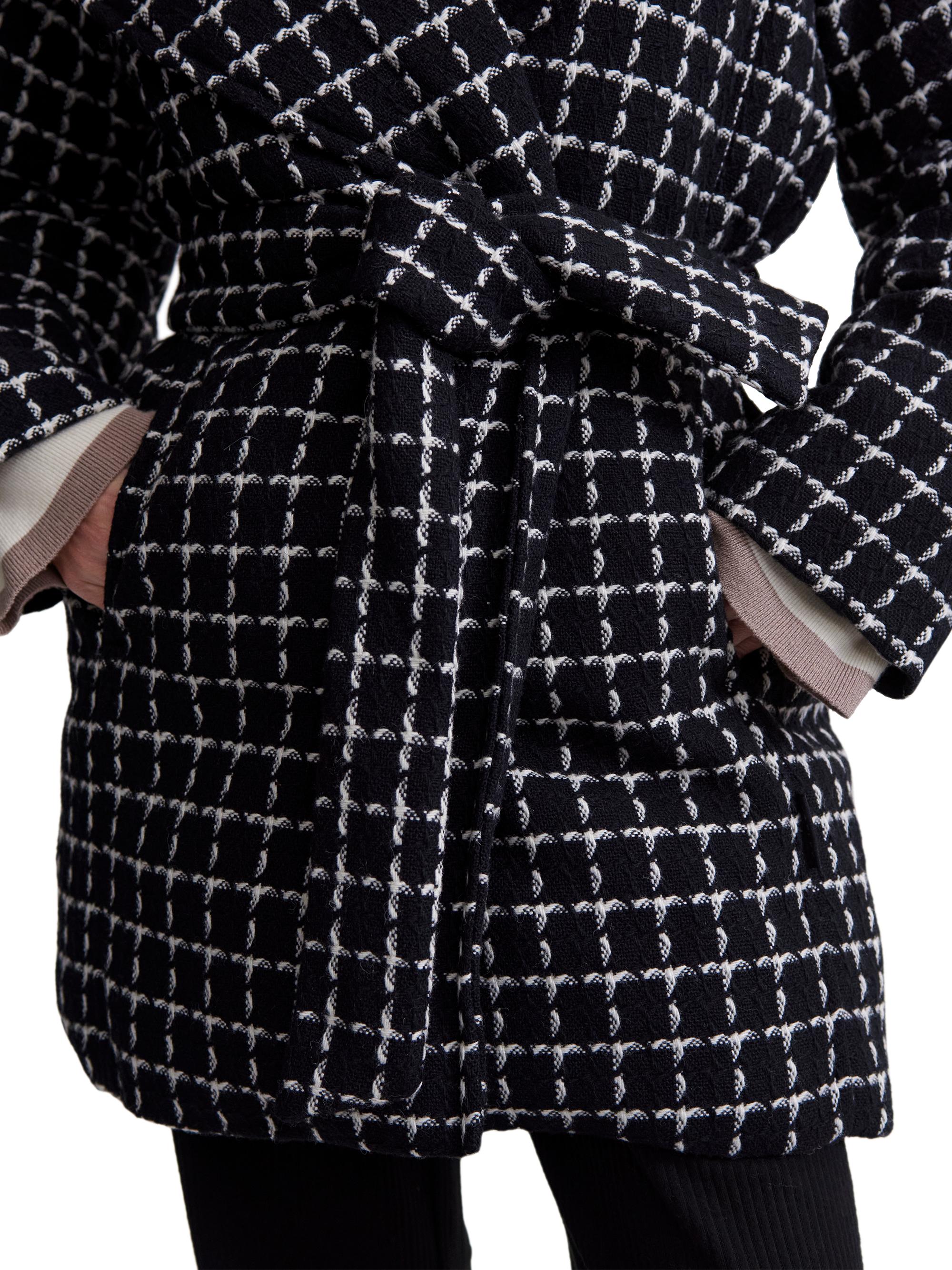 Eaphi エフィ　WOOL LIKE CHECK JACKET Eaphi wool like check jacket