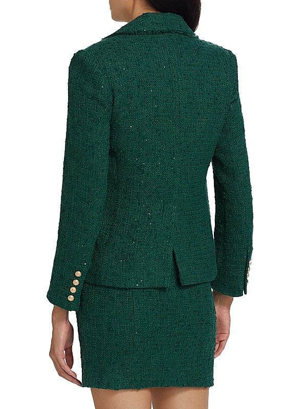 Shop Generation Love Eliza Tweed Double-Breasted Blazer Shop Generation Love Eliza Tweed Double-Breasted Blazer