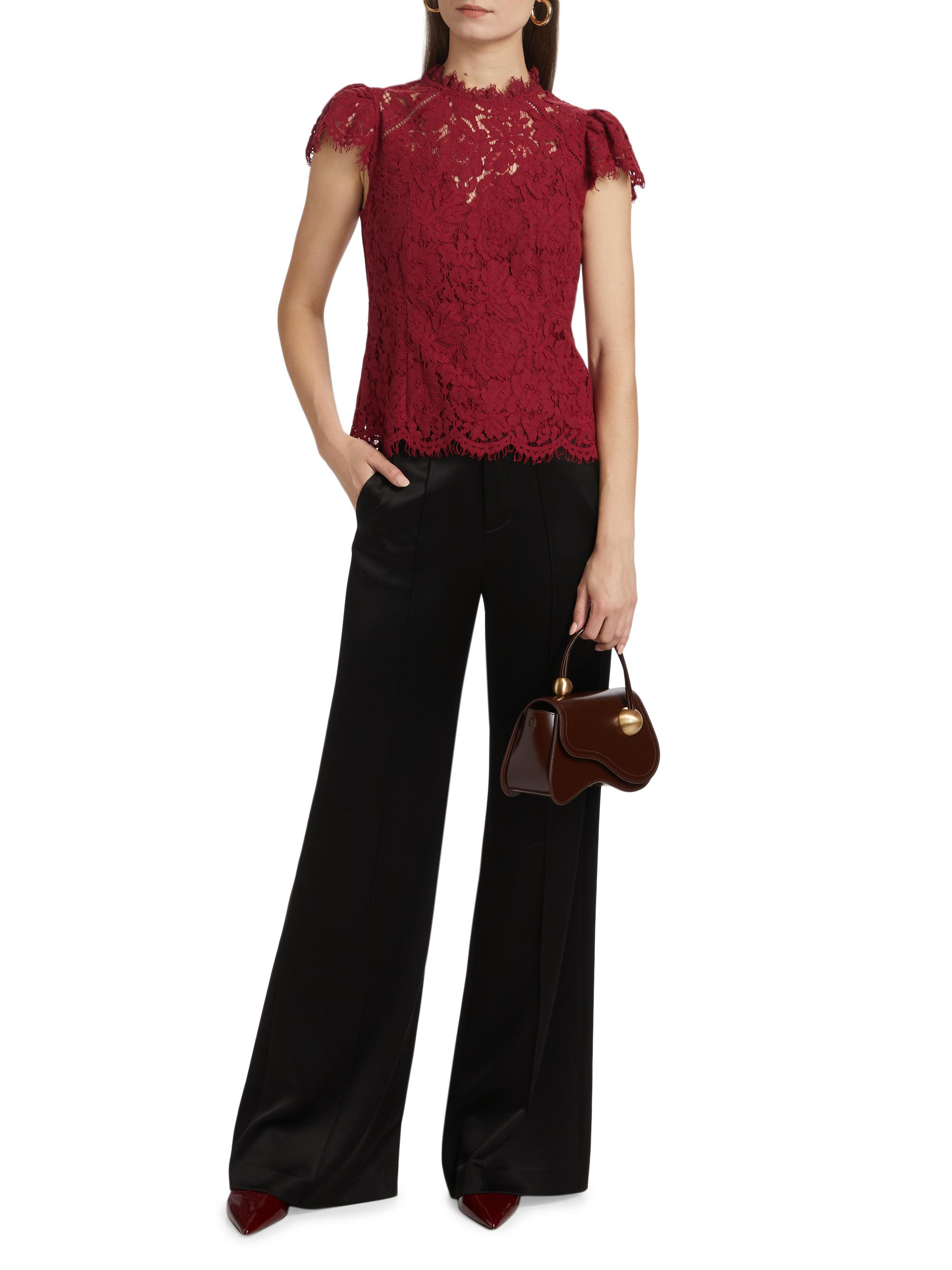 Generation Love Ambrose Cotton-Blend Lace Top | Saks Fifth