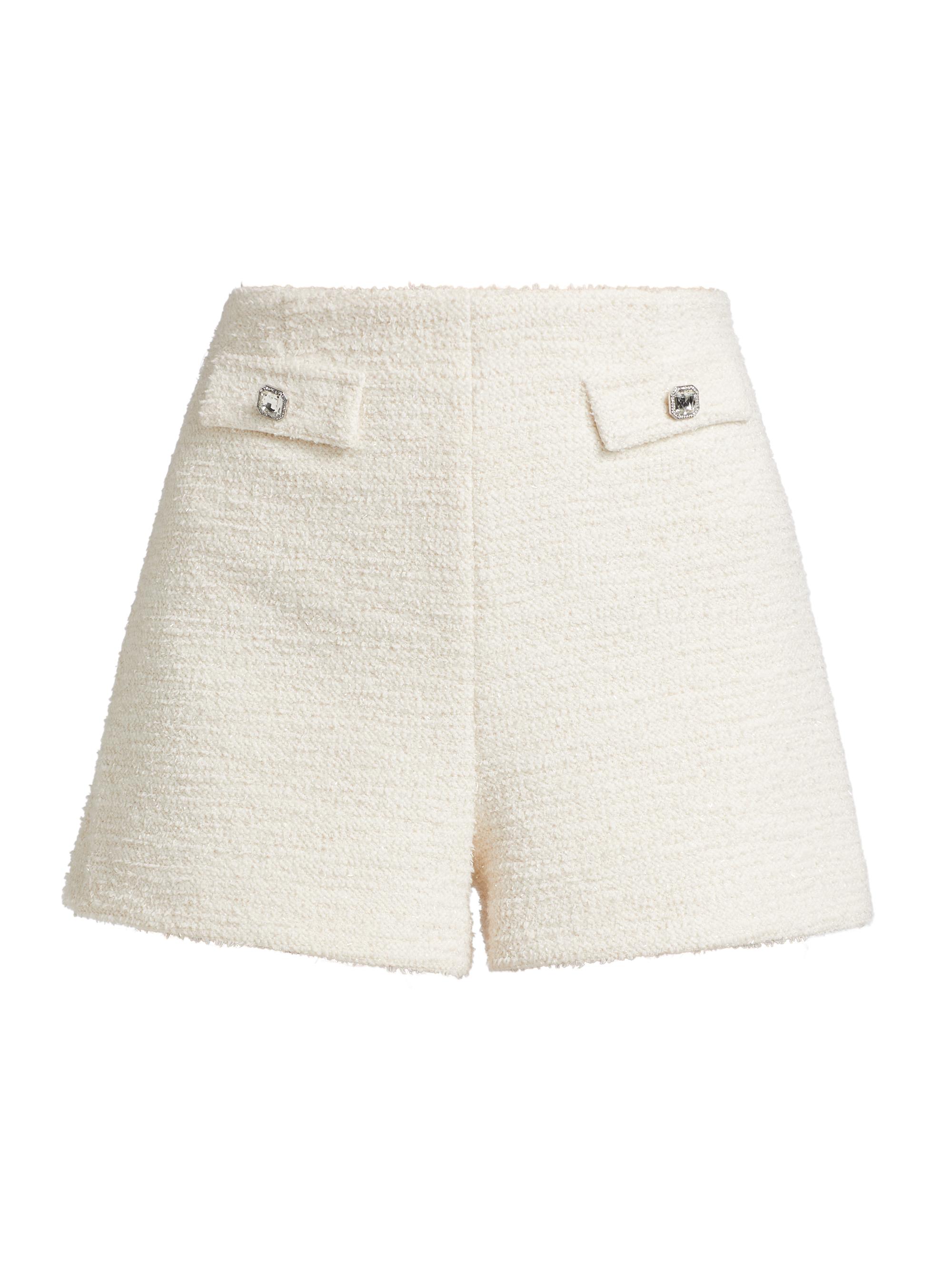 Generation Love Dami Tweed Knit Shorts | Saks Fifth Avenue