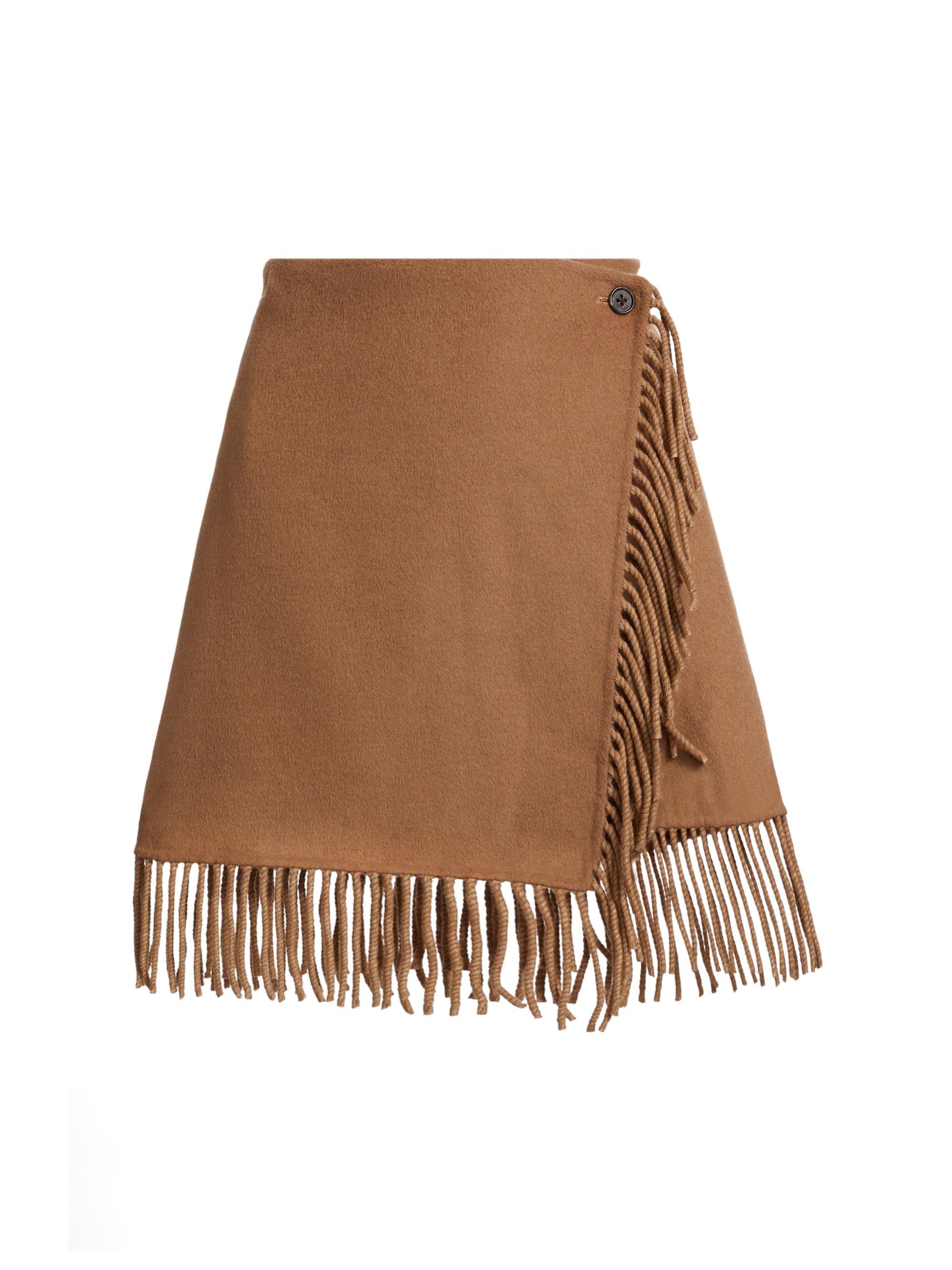 Rails Women's Vista Fringed Wrap Miniskirt - Camel