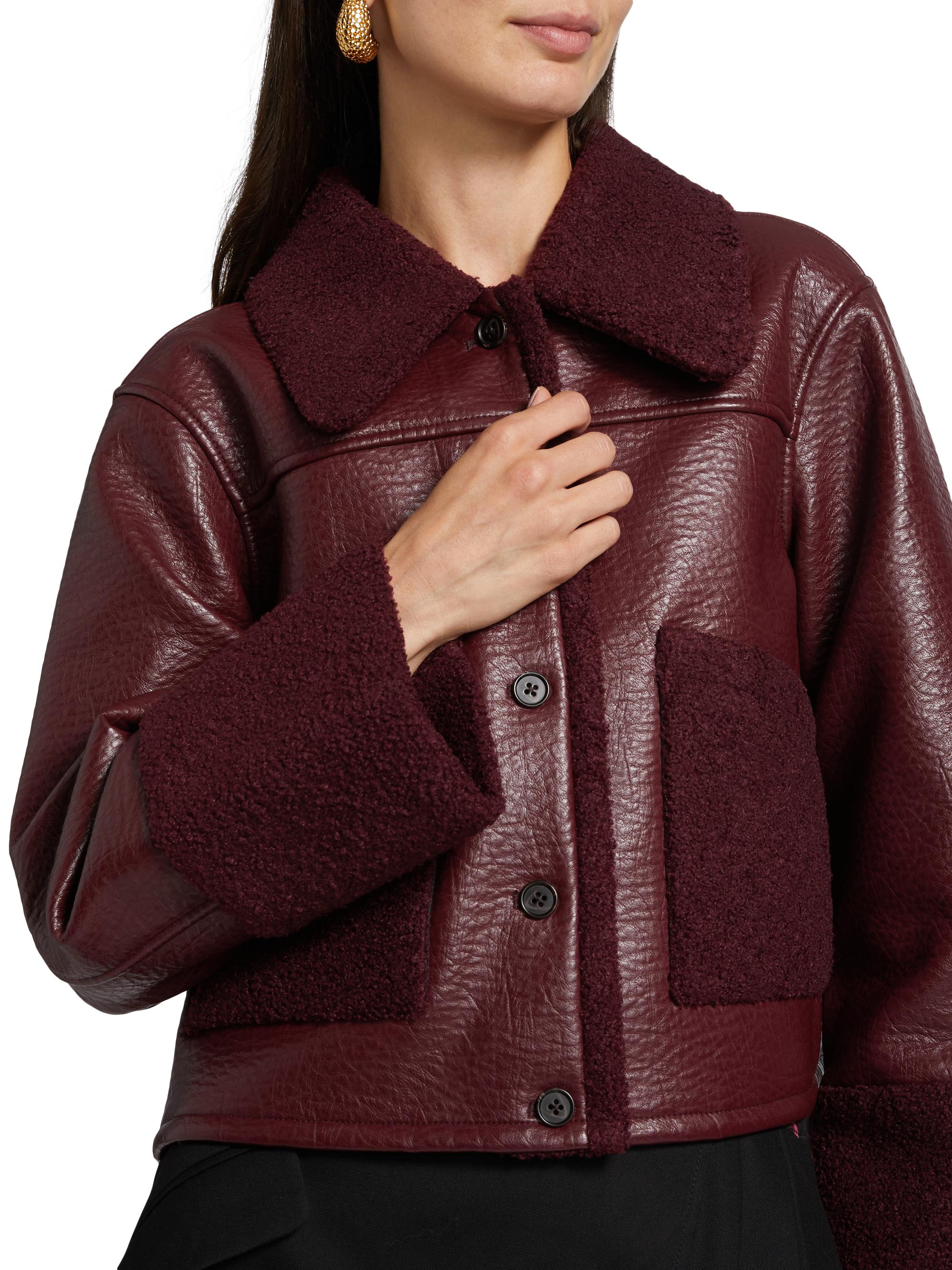 Rails Dria Sherpa-Trimmed Boxy Jacket | Saks Fifth Avenue