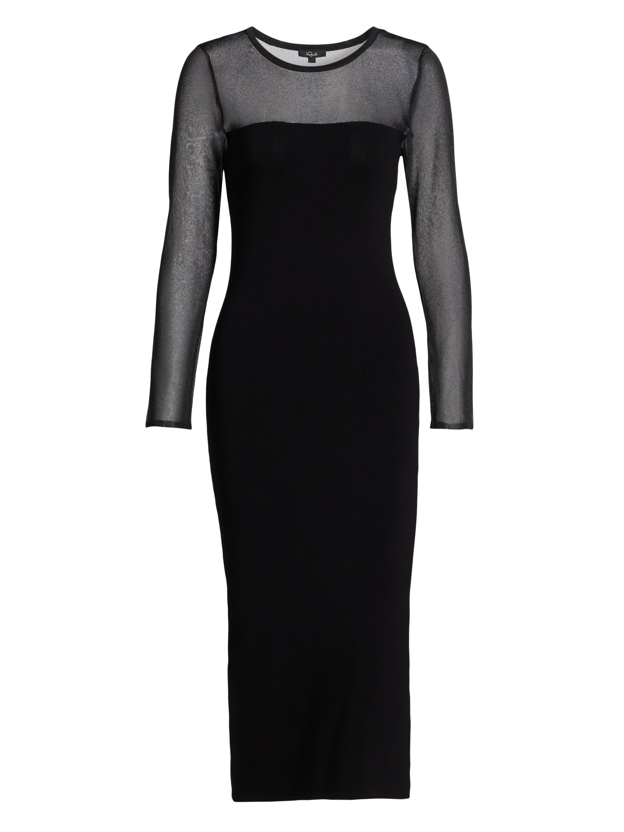 Rails Women's Luz Sheer Body-Con Midi-Dress - Black