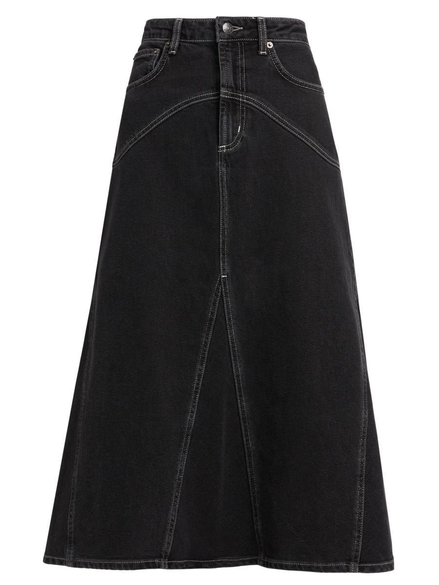 24FW★ SATUR ★MARRADI DENIM MIDI SKIRT 24FW☆ SATUR ☆MARRADI DENIM MIDI SKIRT