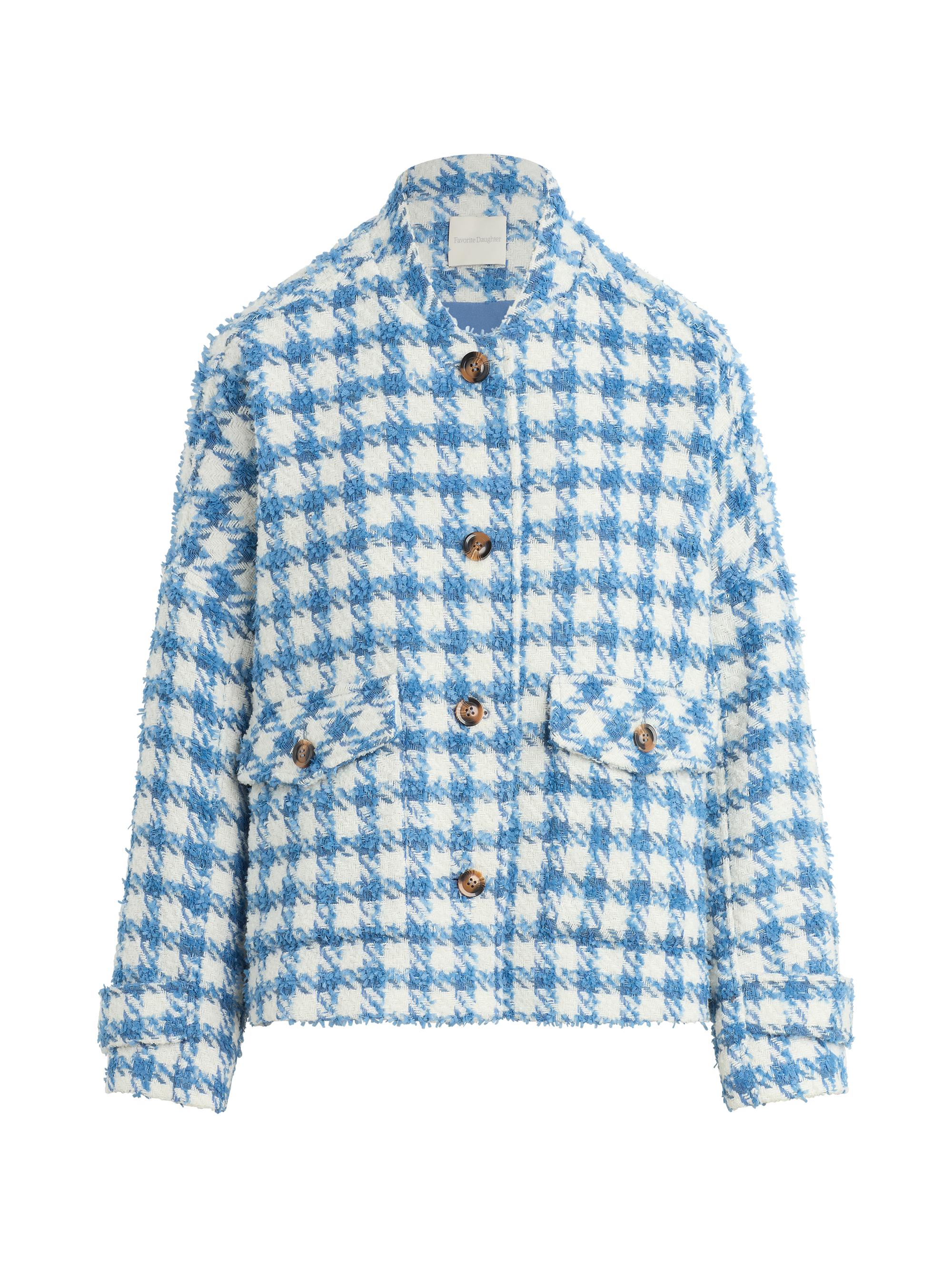 ジャケット・アウター PHENOMENON HOUNDSTOOTH STAND COLLAR JKT ジャケット・アウター PHENOMENON HOUNDSTOOTH STAND COLLAR JKT