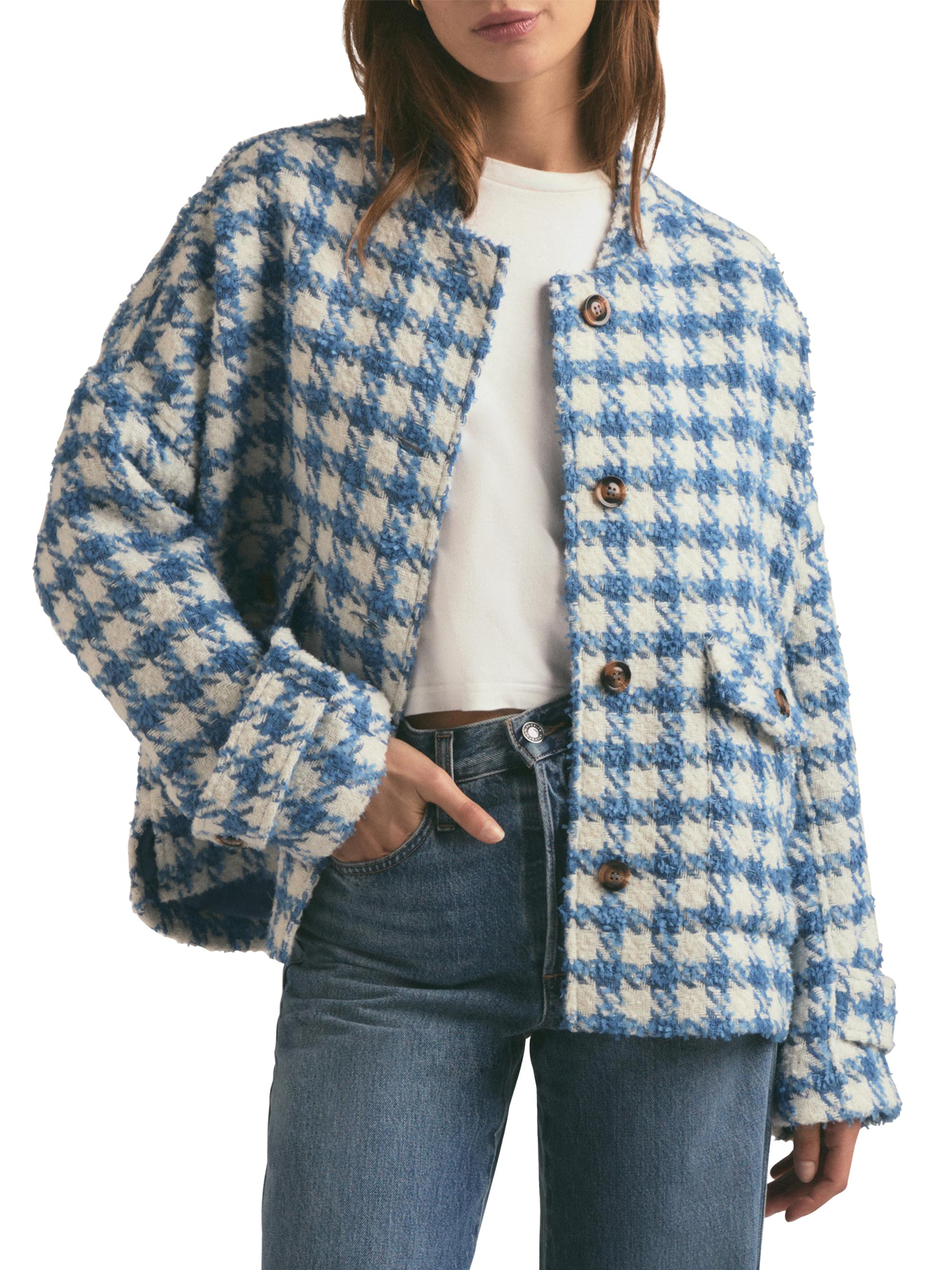 Favorite Daughter The Timeless Houndstooth Jacket | Saks Fifth Avenue