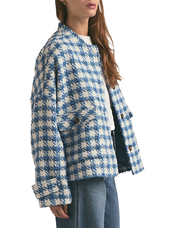 Favorite Daughter The Timeless Houndstooth Jacket | Saks Favorite Daughter The Timeless Houndstooth Jacket | Saks
