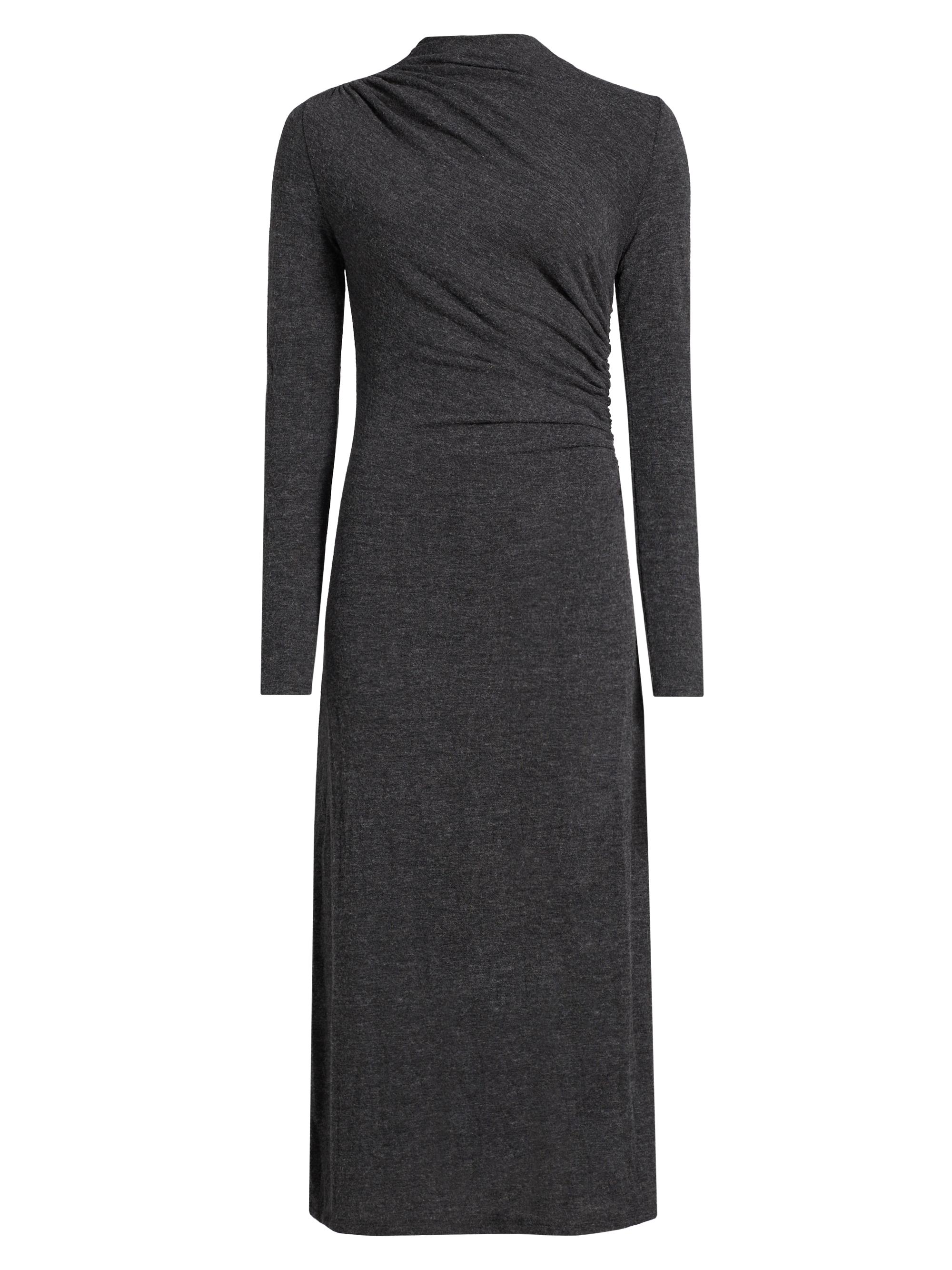 Rails Women's Margaret Ruched Knit Midi-Dress - Charcoal