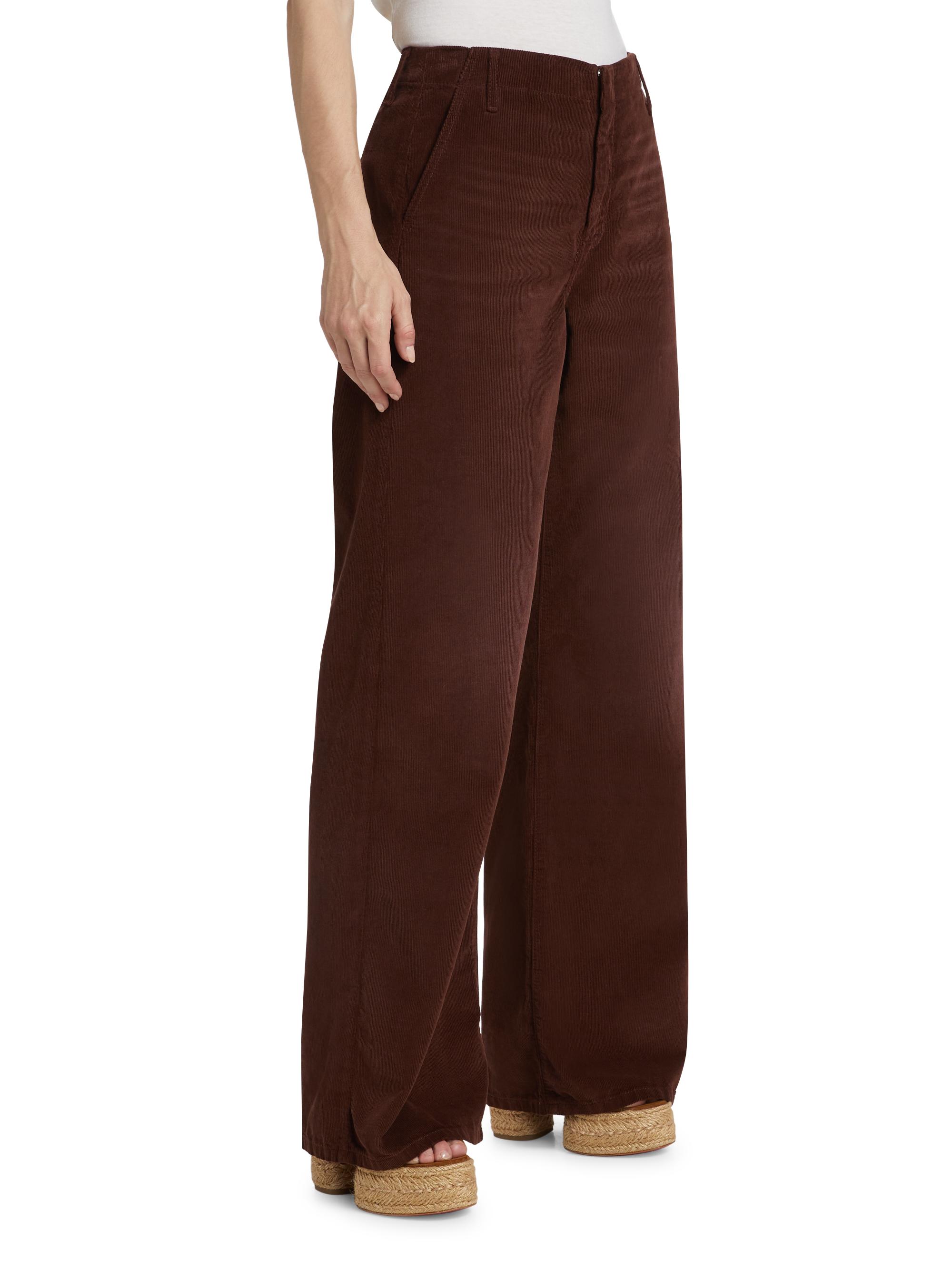Re/done Corduroy Straight-Leg Trousers | Saks Fifth Avenue