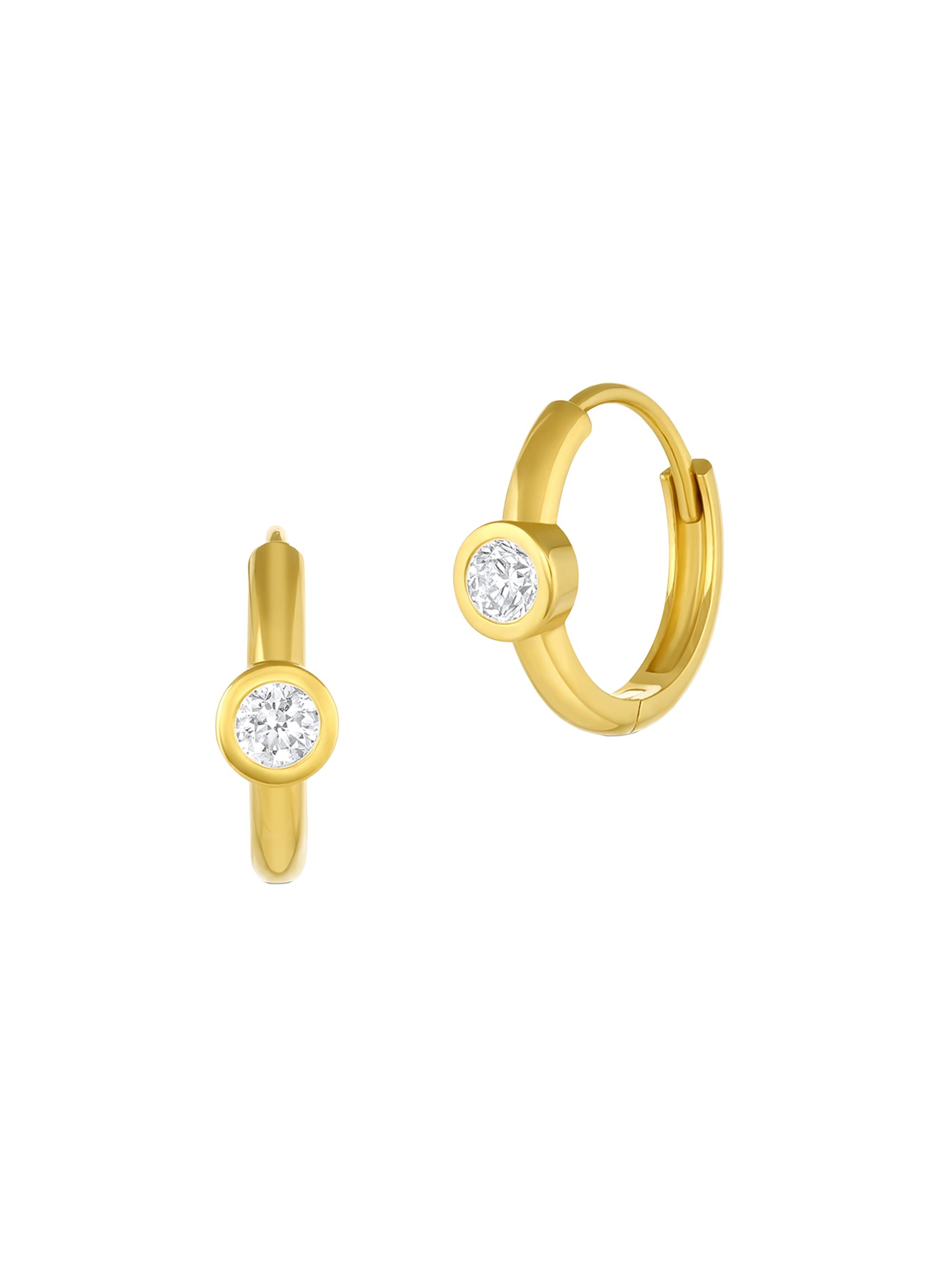 Mazahri Women's Tillya Tepe Orb 18K Yellow Gold & 0.50 TCW Diamond Huggie Hoop Earrings - Gold