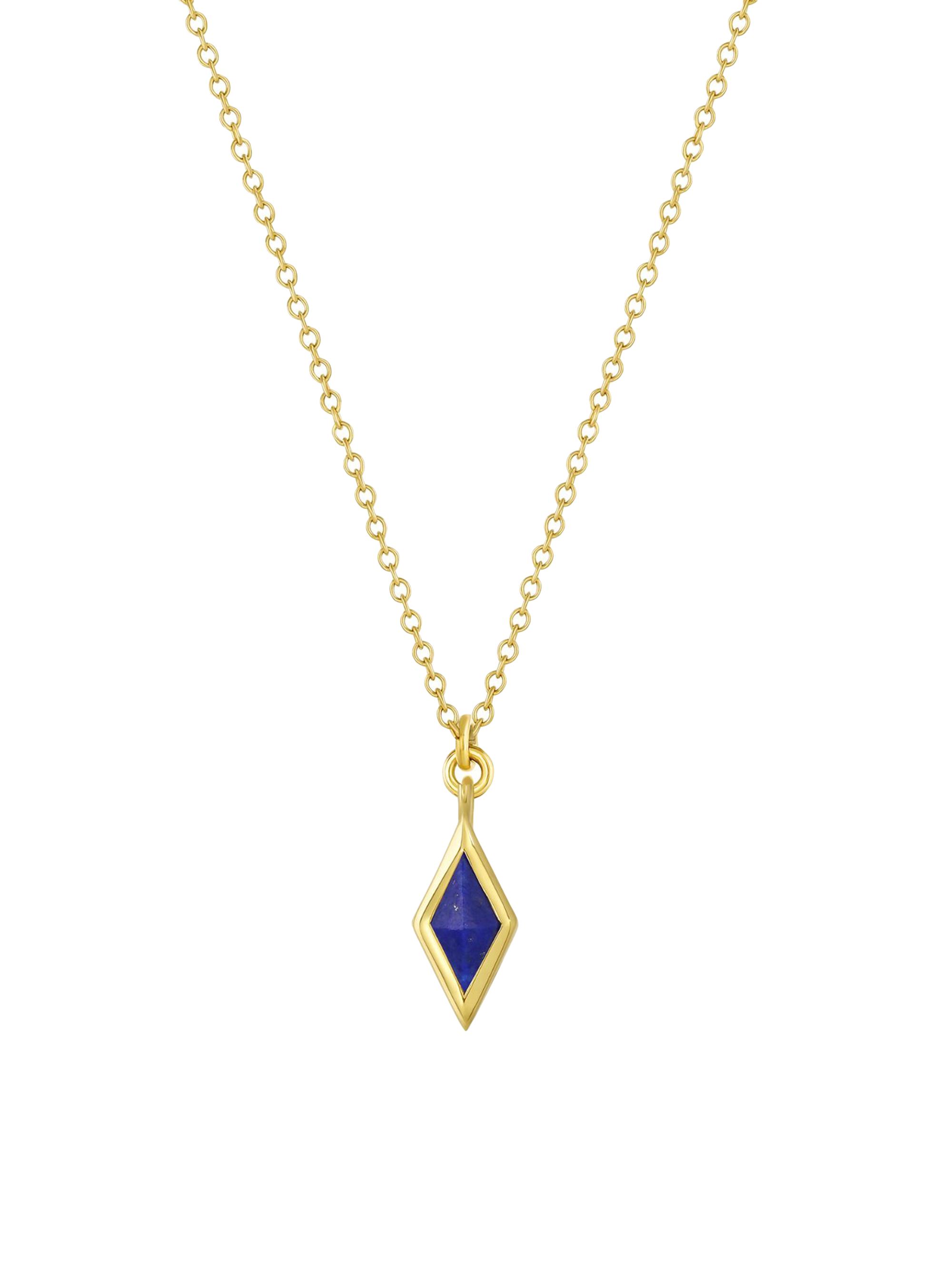 Mazahri Women's Tillya Tepe Zan 18K Yellow Gold & Lapis Lazuli Pendant Necklace - Lapis