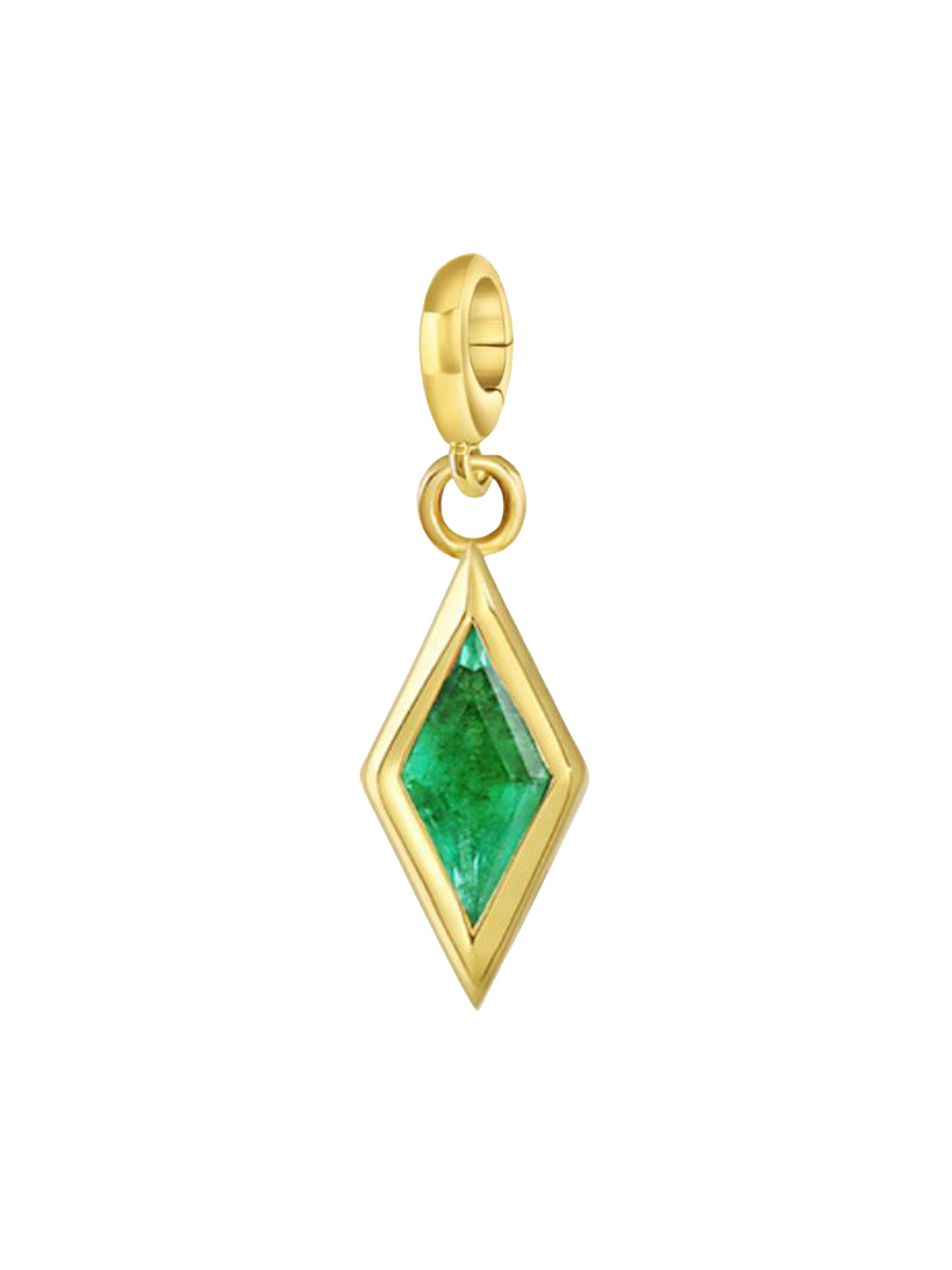Mazahri Women's Tillya Tepe Zan 18K Yellow Gold & Emerald Charm - Emerald