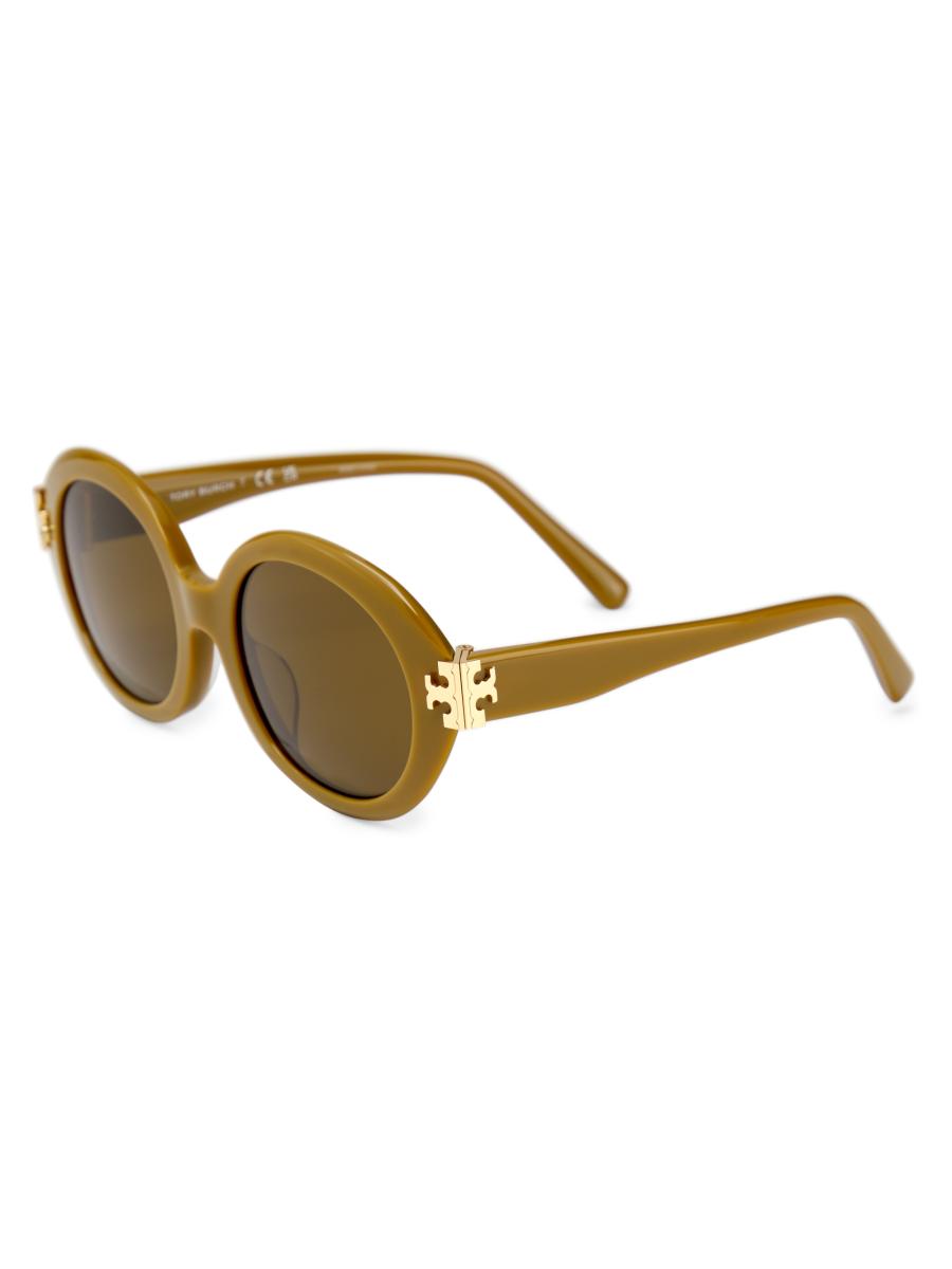 Tory Burch 52MM Oval Sunglasses | Saks Fifth Avenue
