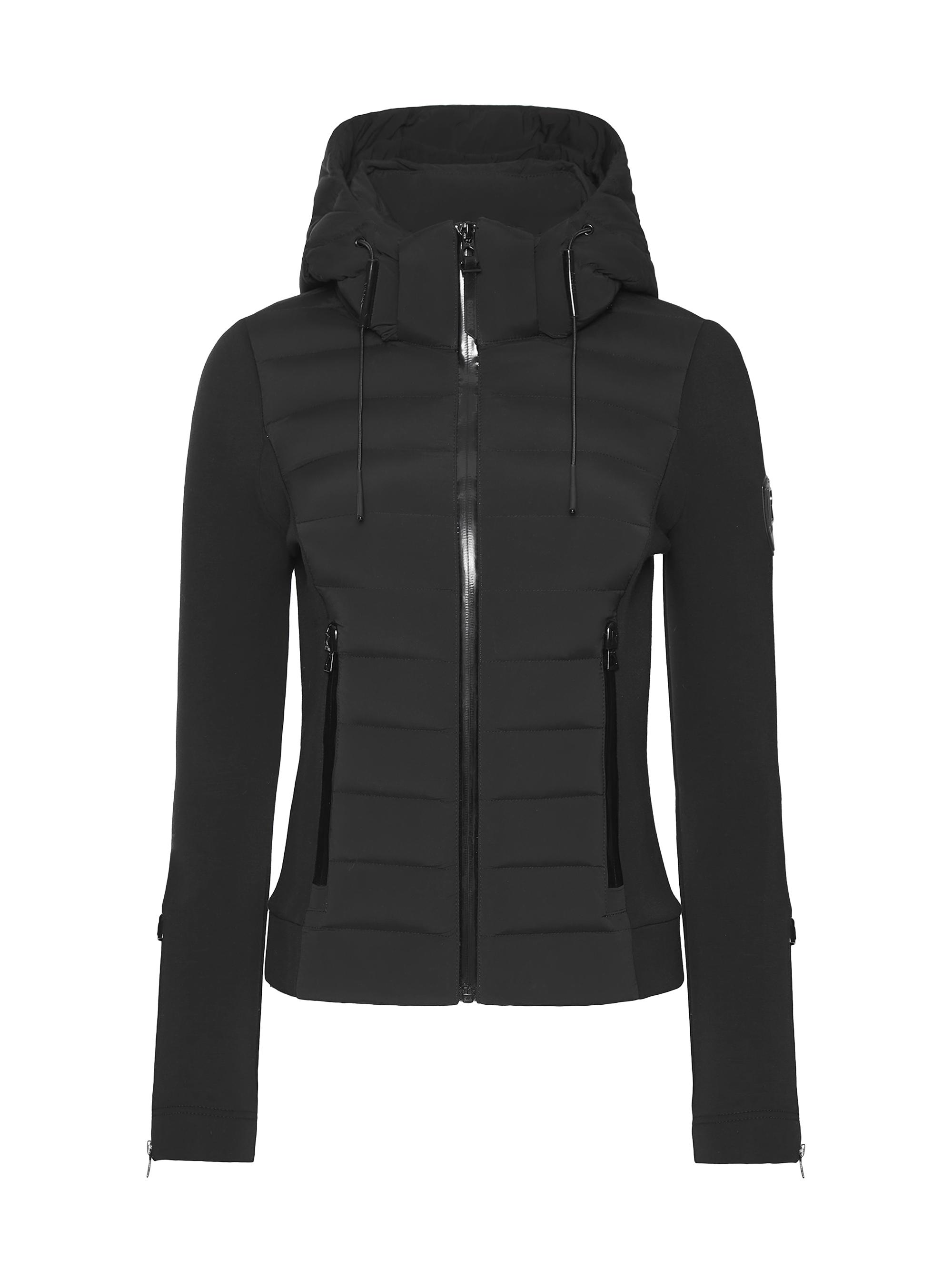 Rudsak Women's Mabs Quilted Down Hooded Jacket - Black