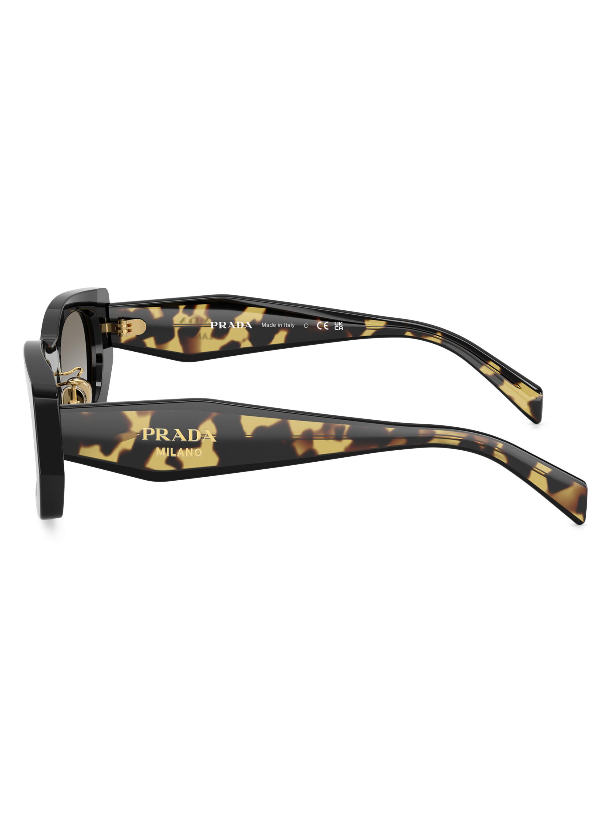 Prada 53MM Pillow Sunglasses | Saks Fifth Avenue