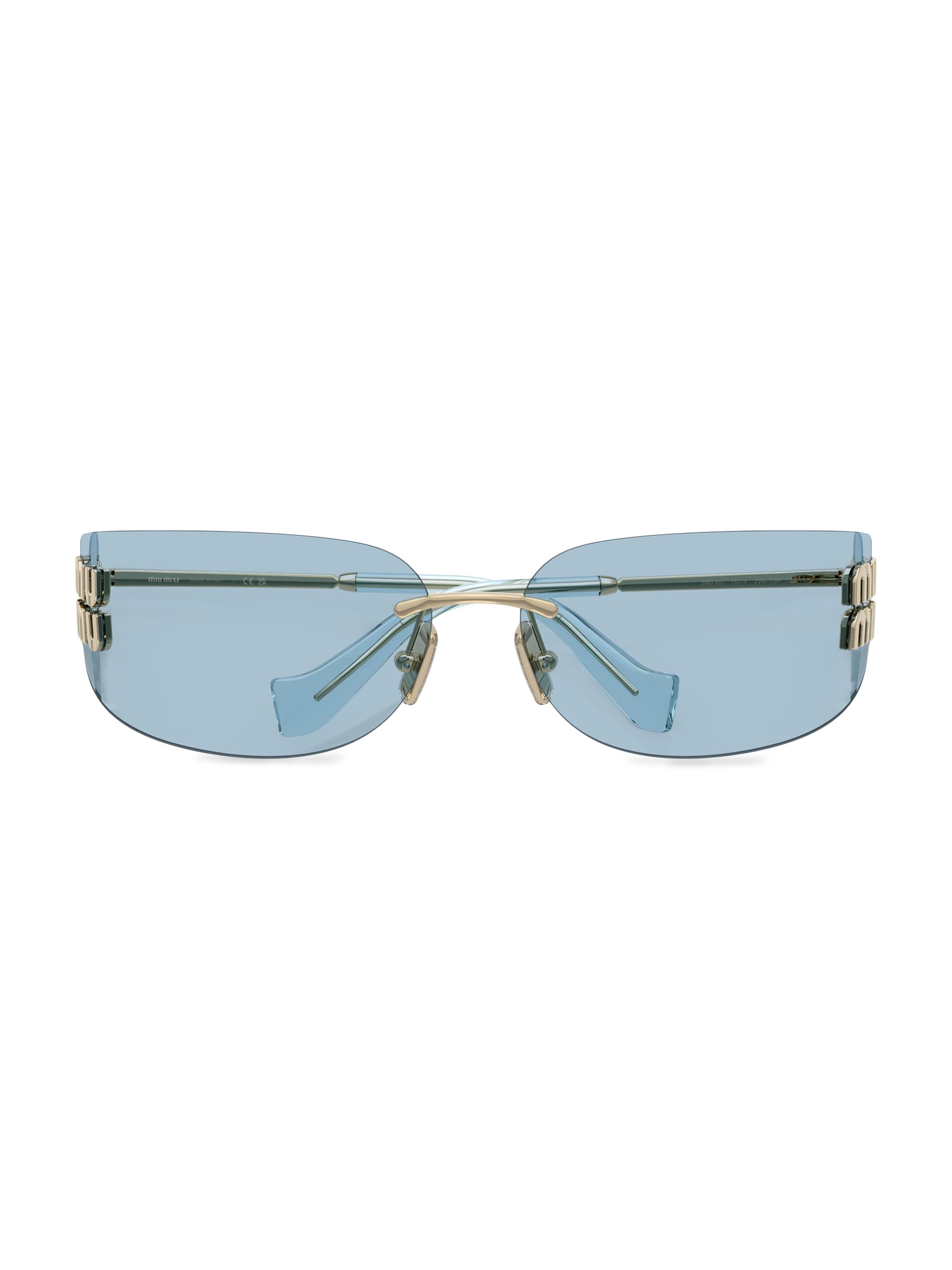 Miu Miu 75MM Shield Sunglasses | Saks Fifth Avenue