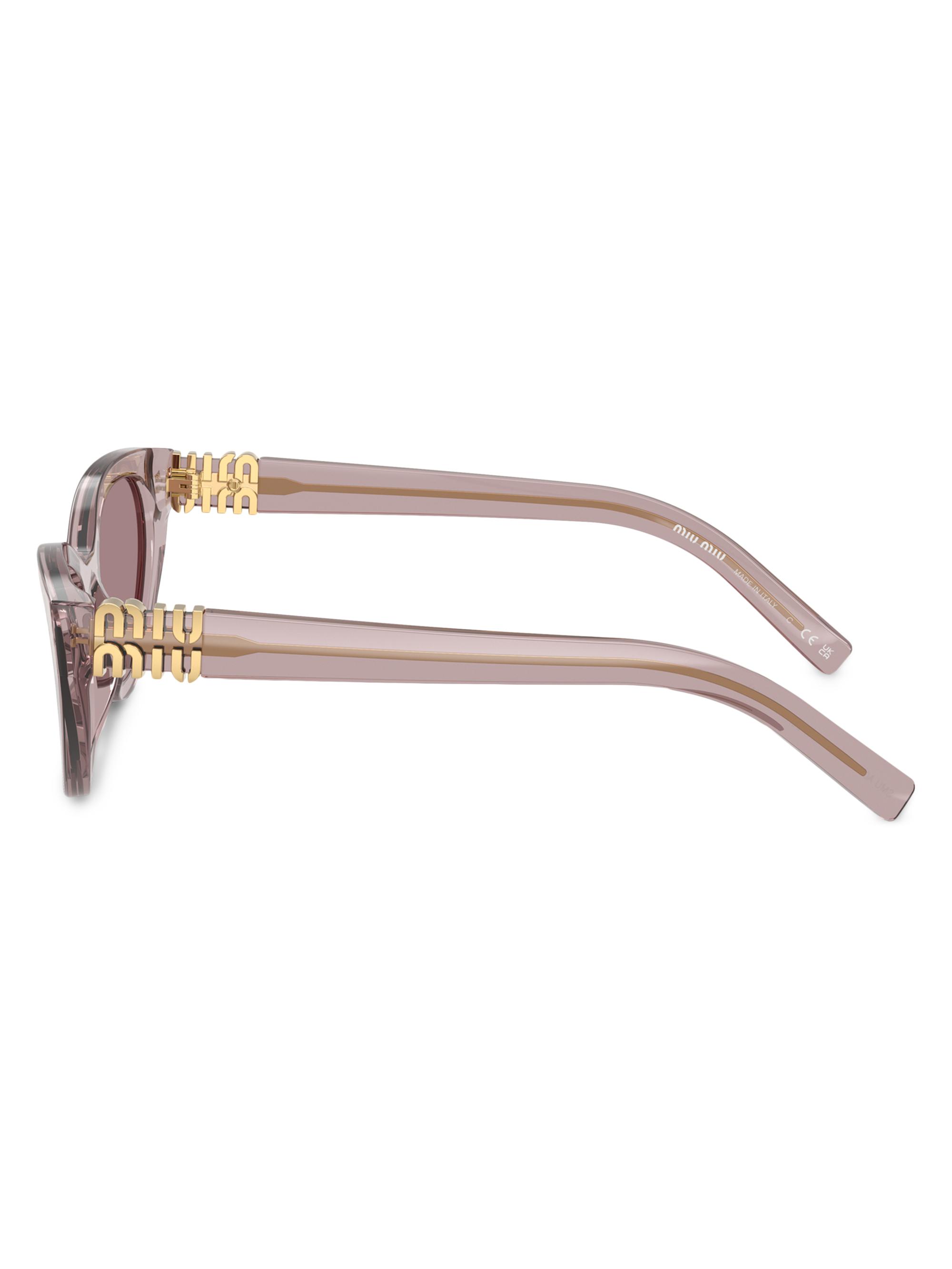 Miu Miu 54MM Butterfly Sunglasses | Saks Fifth Avenue