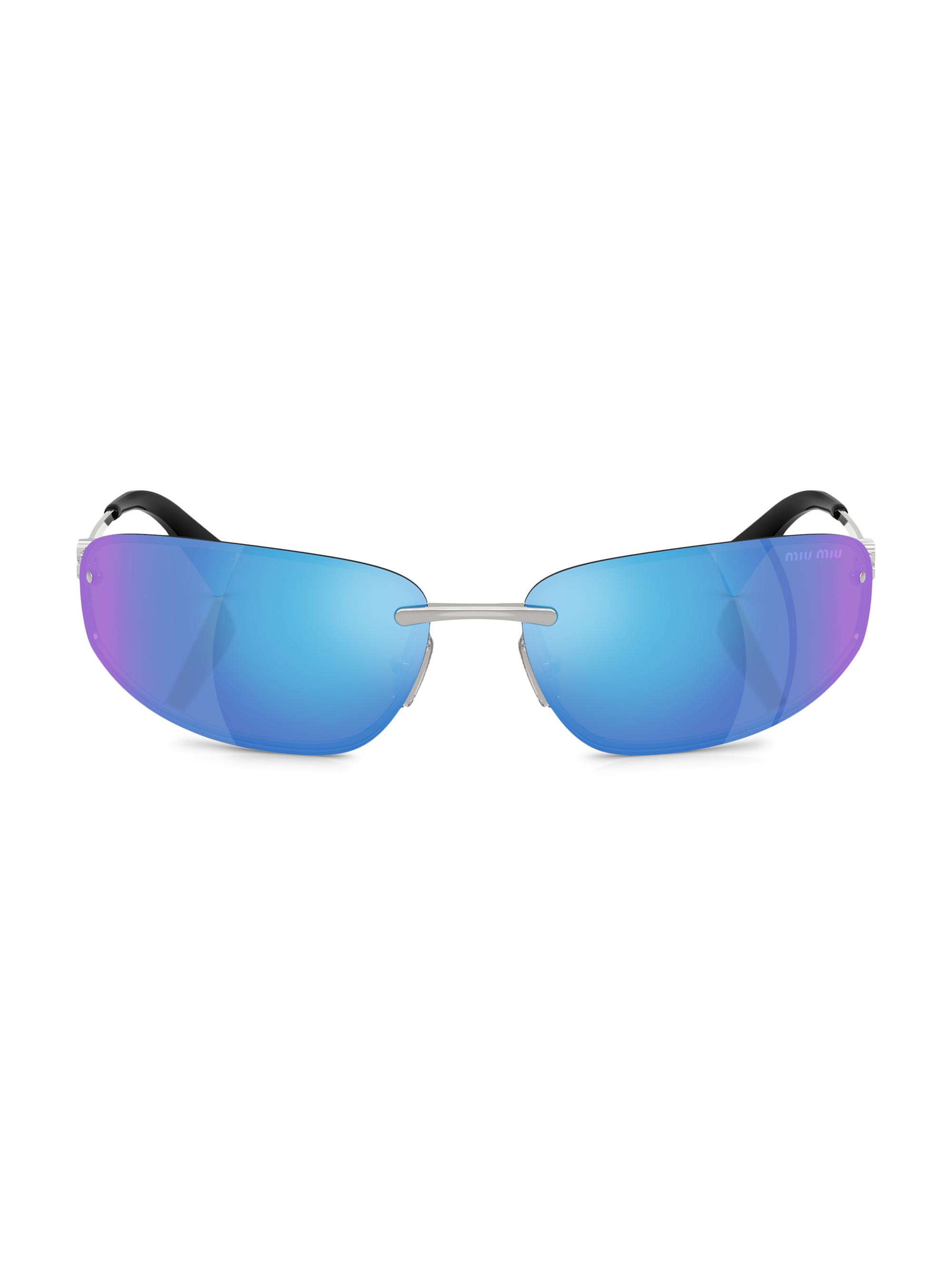 Miu Miu 69MM Shield Sunglasses | Saks Fifth Avenue