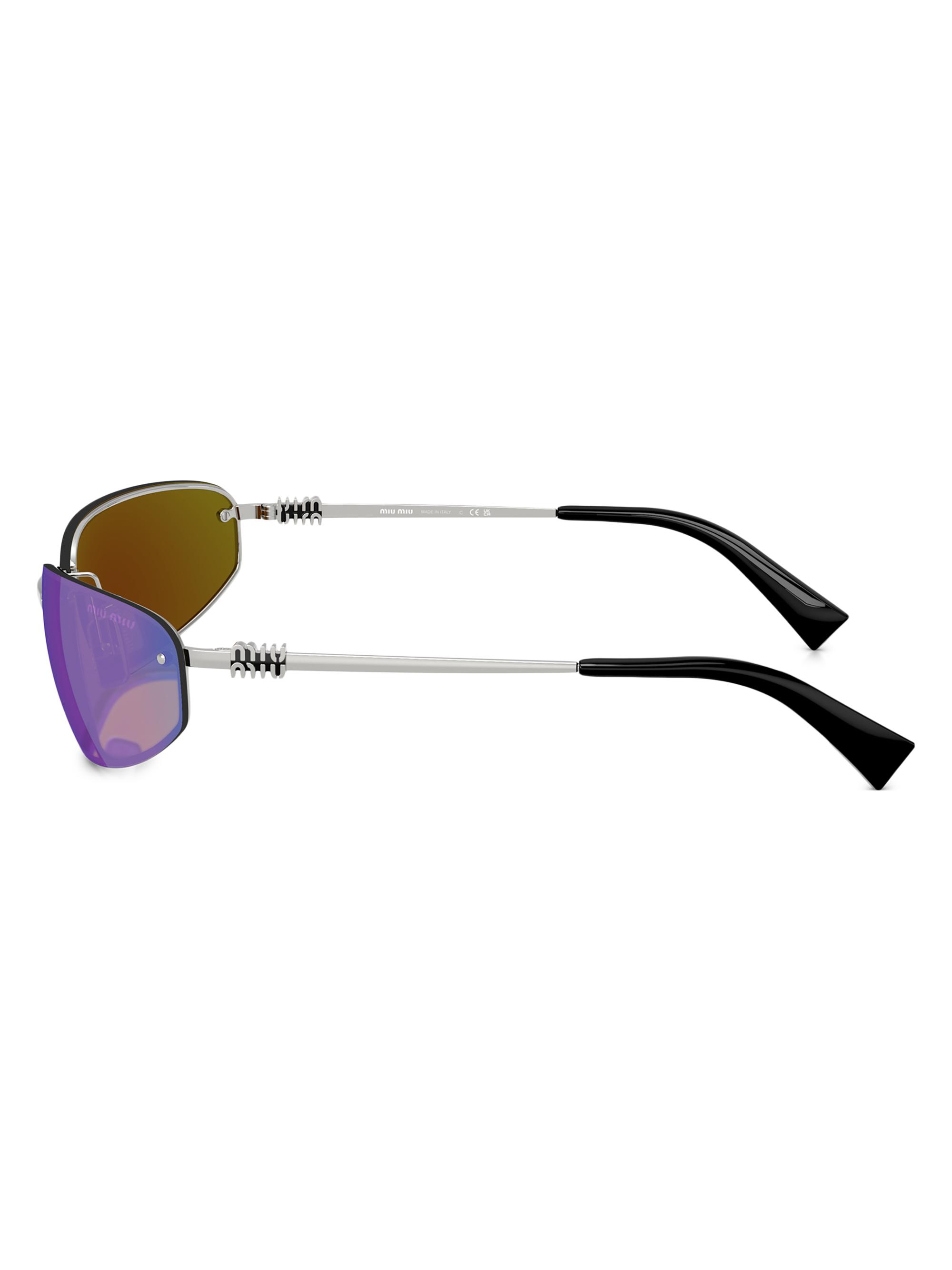 Miu Miu 69MM Shield Sunglasses | Saks Fifth Avenue
